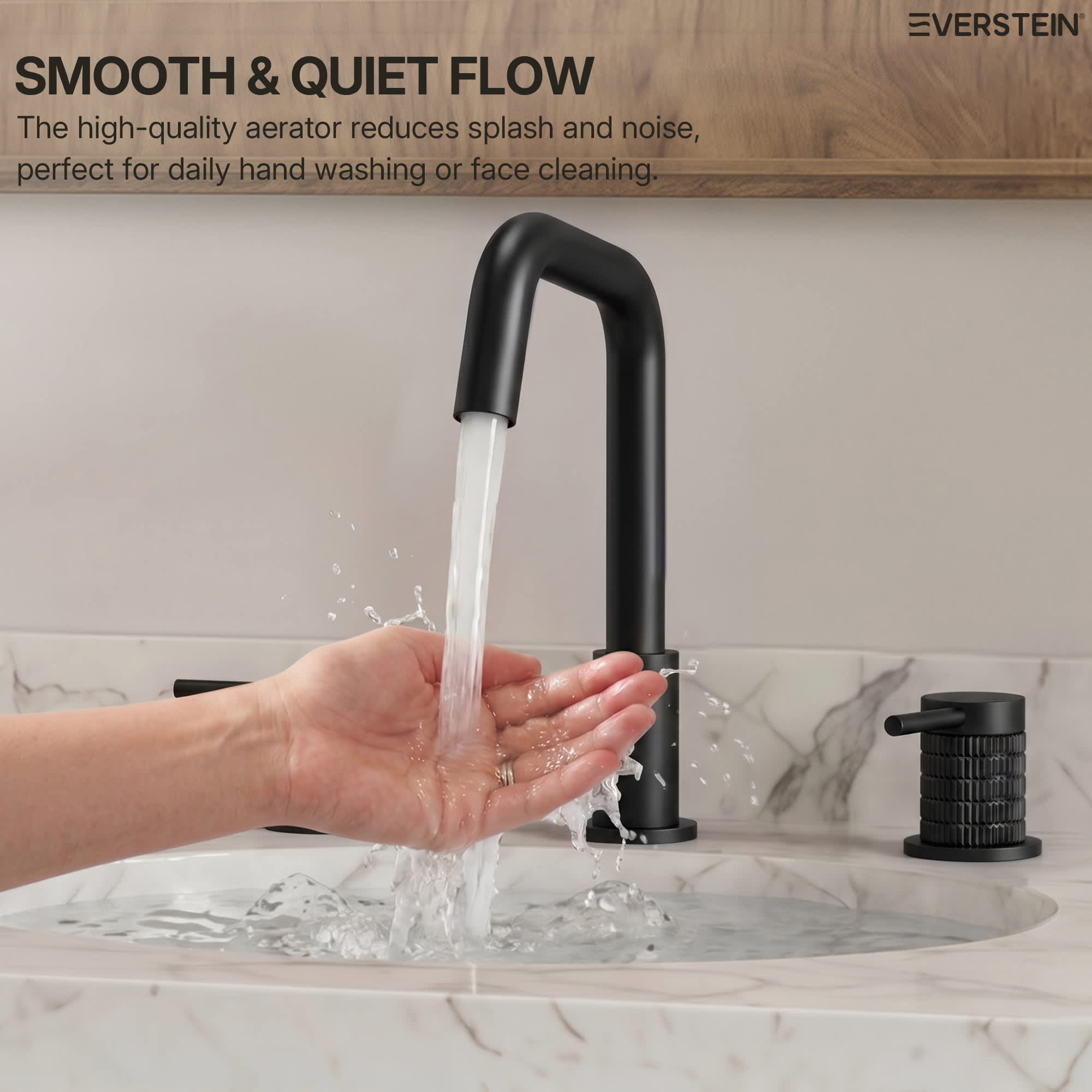 EVERSTEIN SFS-1322B-BK Lavatory-Faucets - View #4