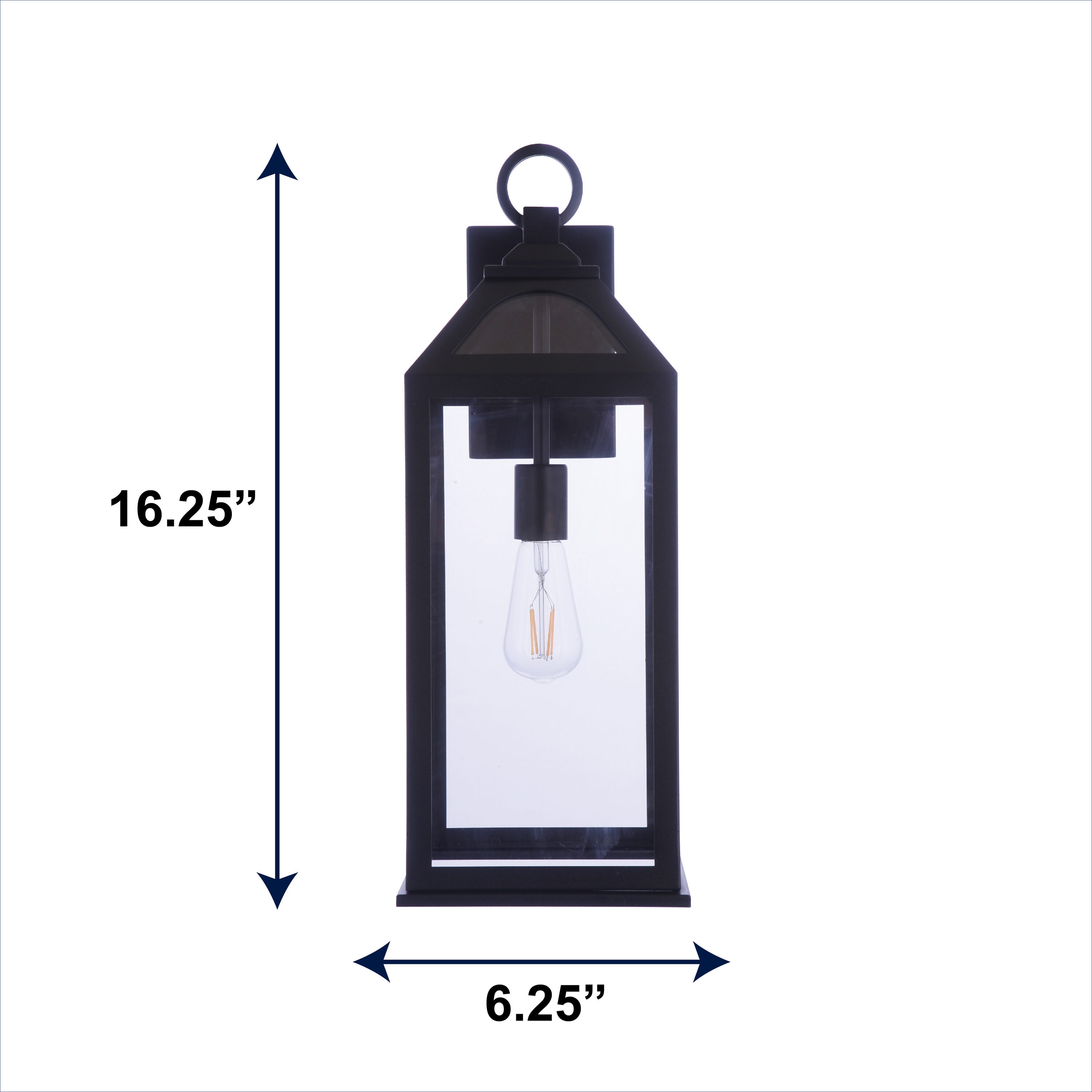 allen + roth WLM144BK Outdoor-Wall-Lighting - View #12