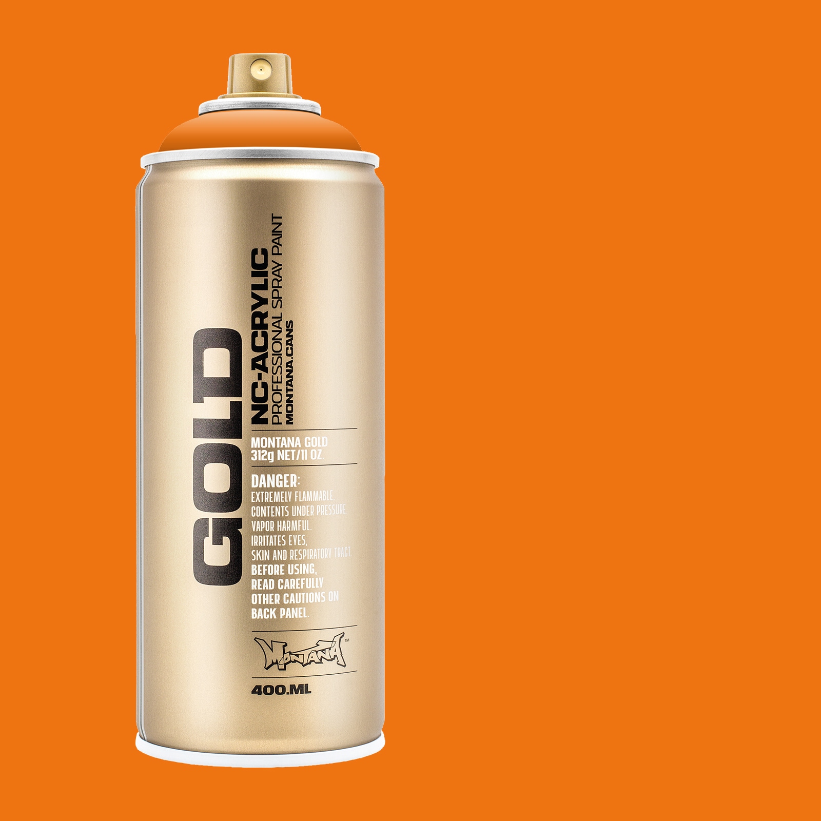 Montana Cans MXG-G2060 GOLD Matte Capri Spray paint ( NET WT. 11-oz )