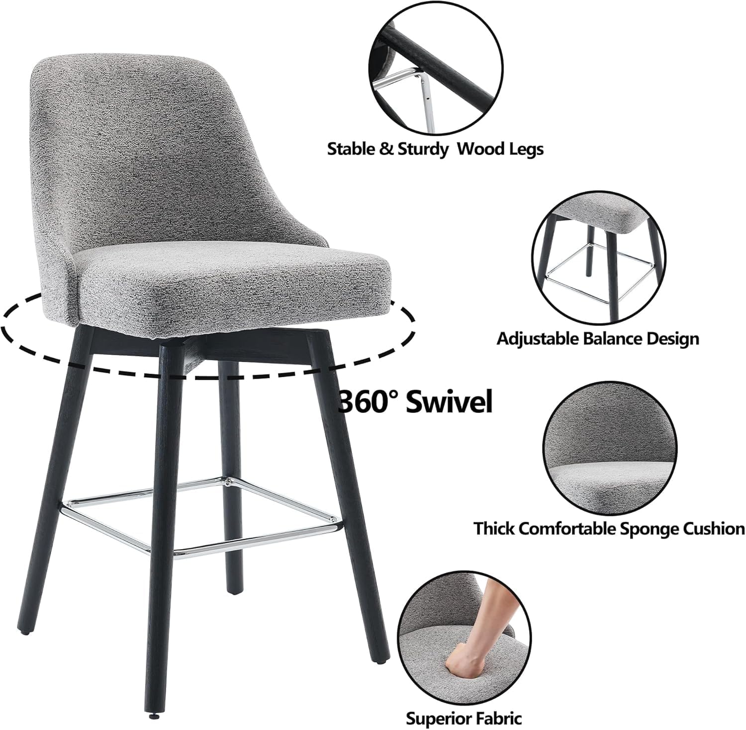 Garvee SUN-PHO-13A77MGW stools - View #3