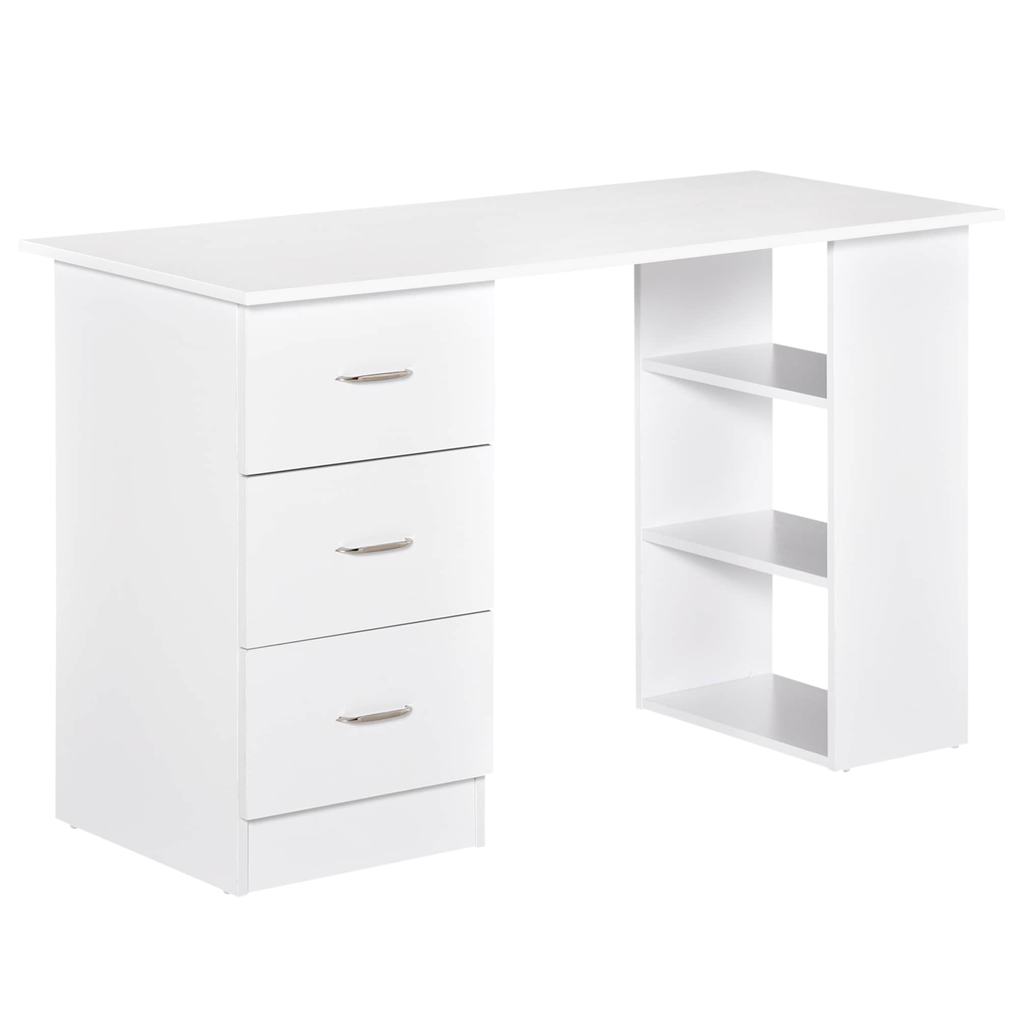 Flynama L-P200378 47.3-in White Modern/Contemporary Computer desk