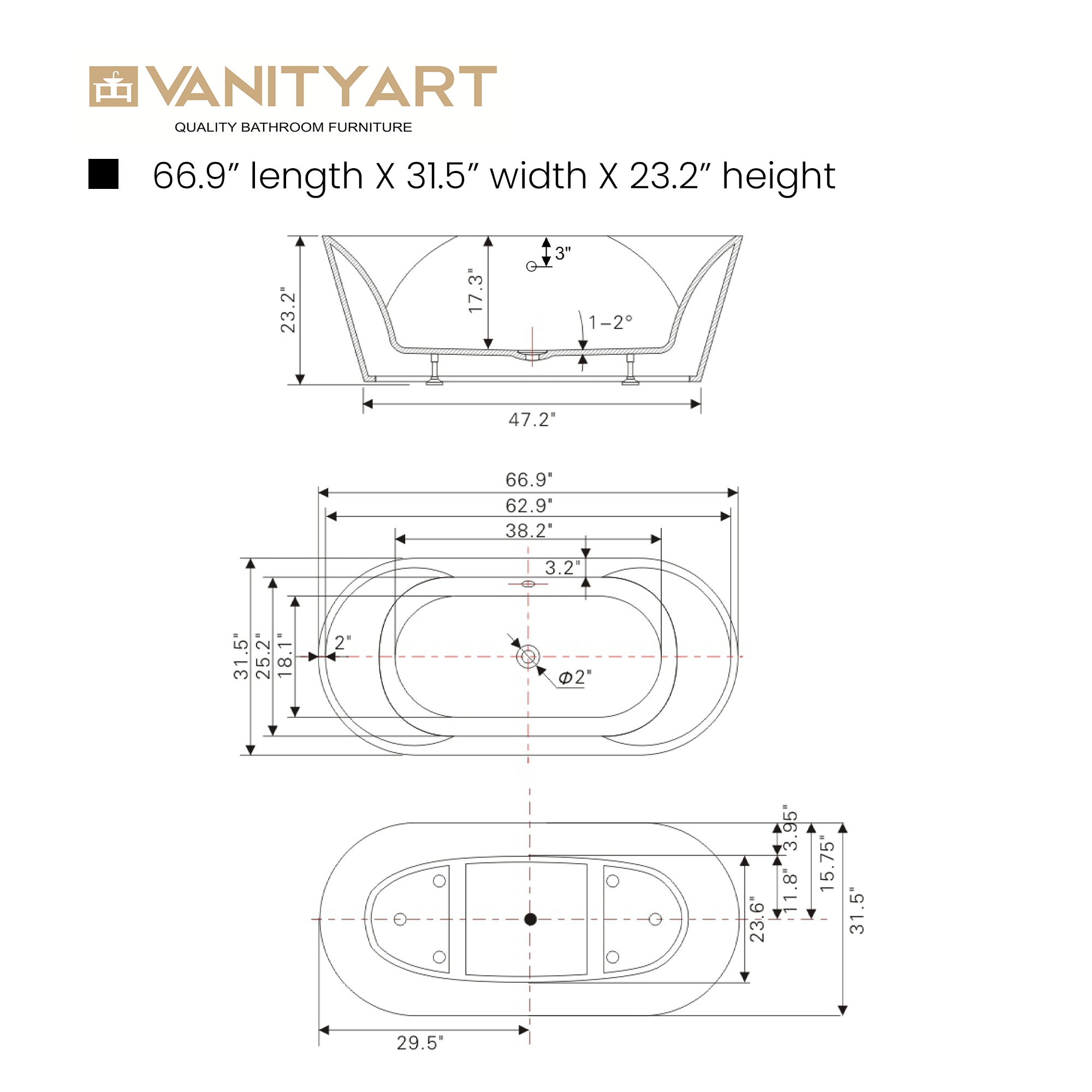 Vanity Art VA6804 bathtubs - View #12