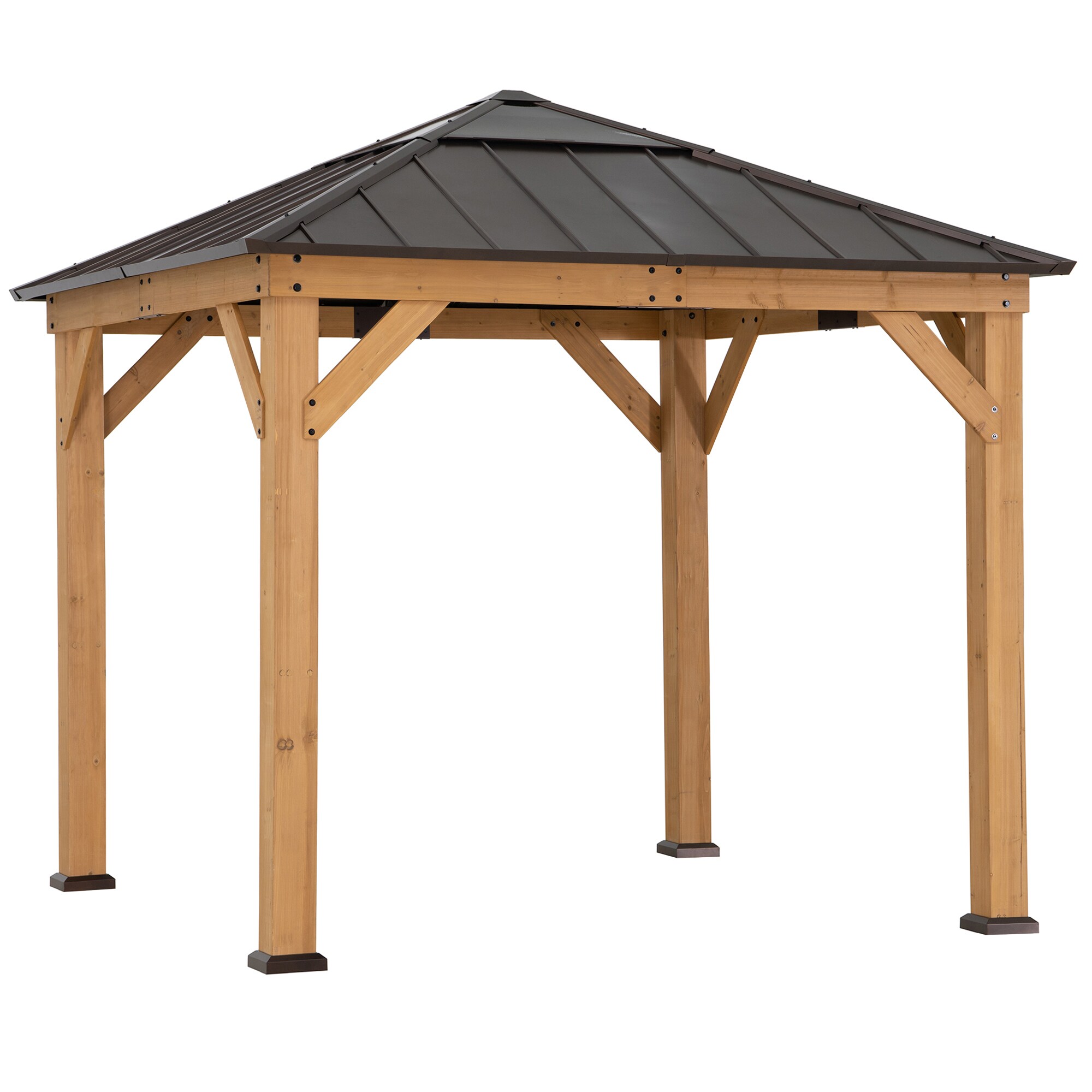 Sunjoy A102007060 Wood-Resin-Gazebos - View #8