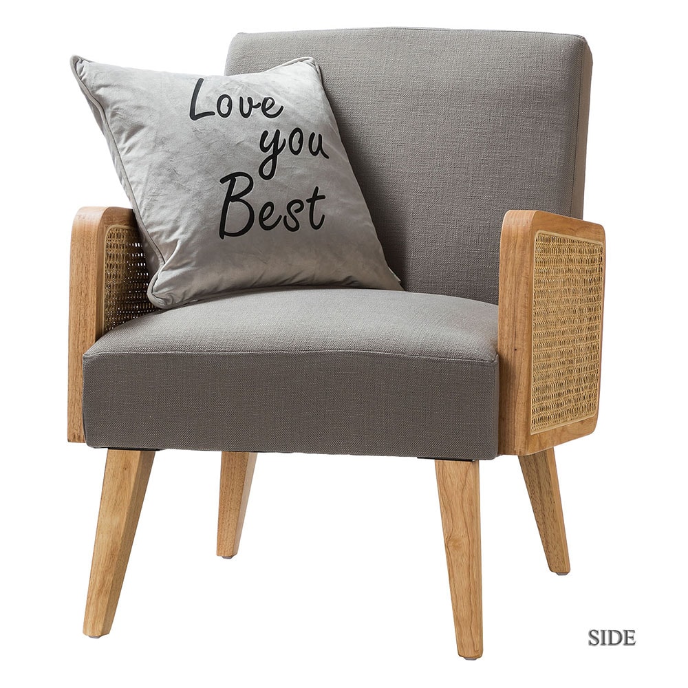 Pewter best sale accent chair