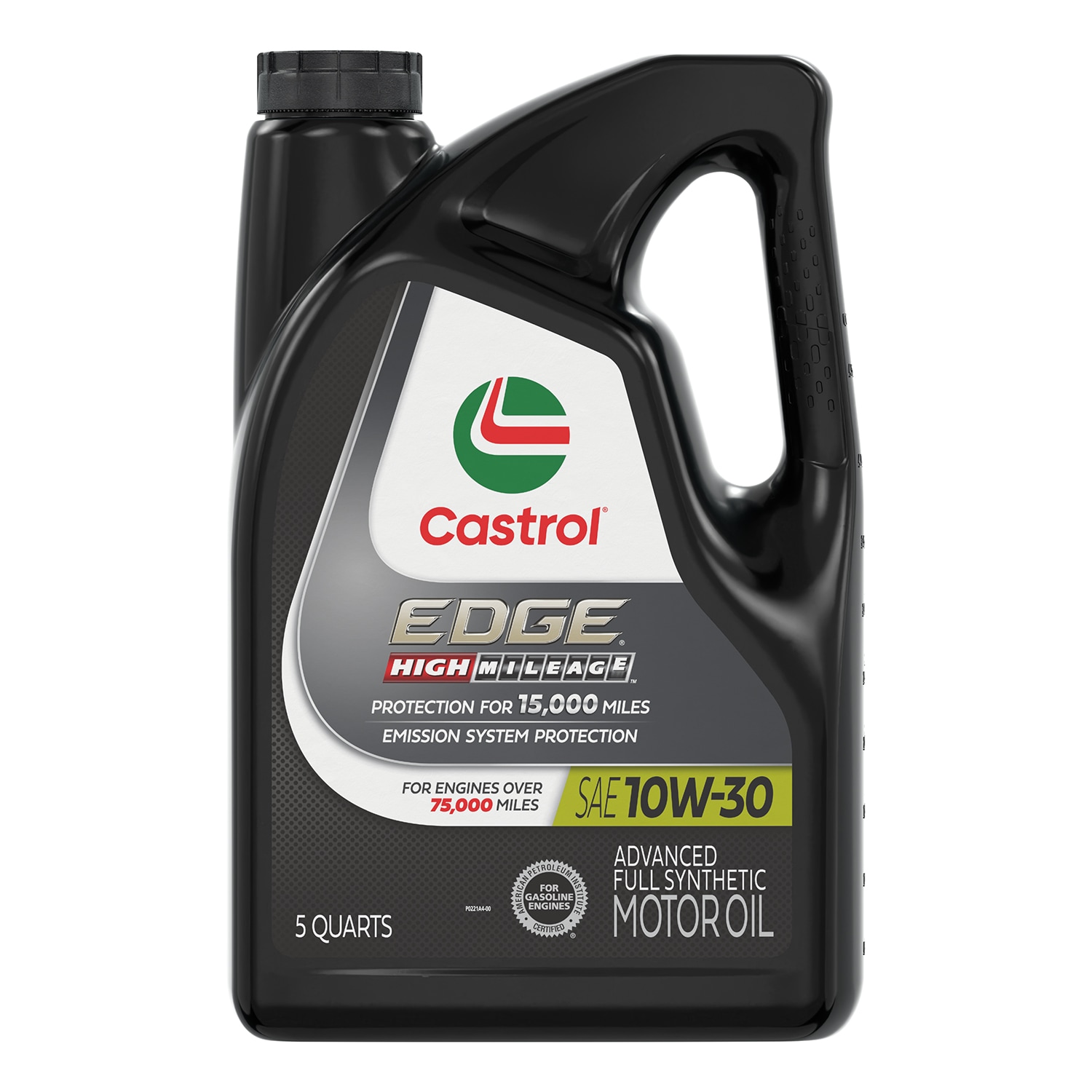 CASTROL 15906F 10W-30 High Mileage Motor Oil (Quart) - Maximize Engine Performance, Reduce Leaks, Improve Fuel Economy