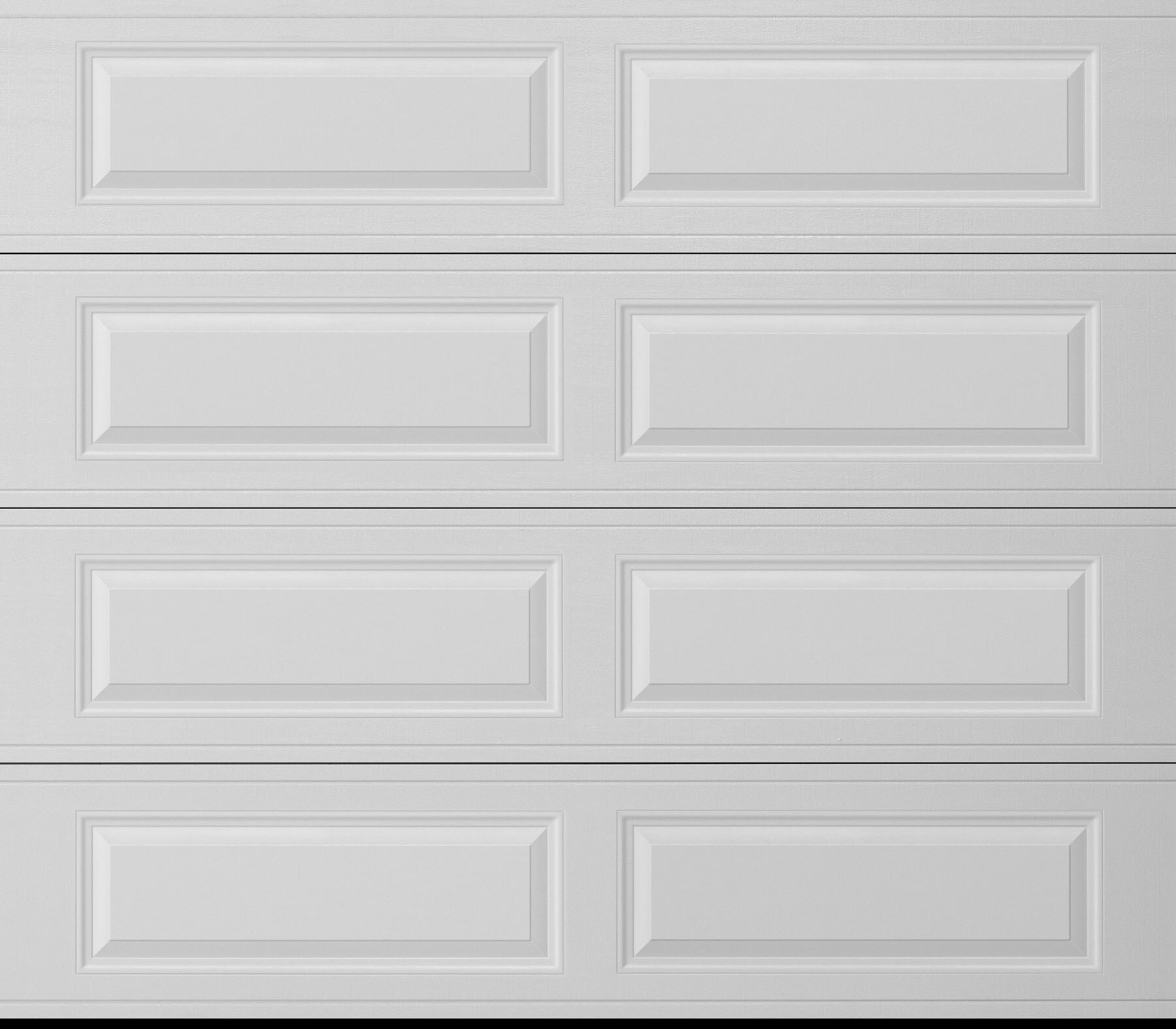 Pella 123489 Traditional 8-ft x 7-ft Insulated White Single Garage Door