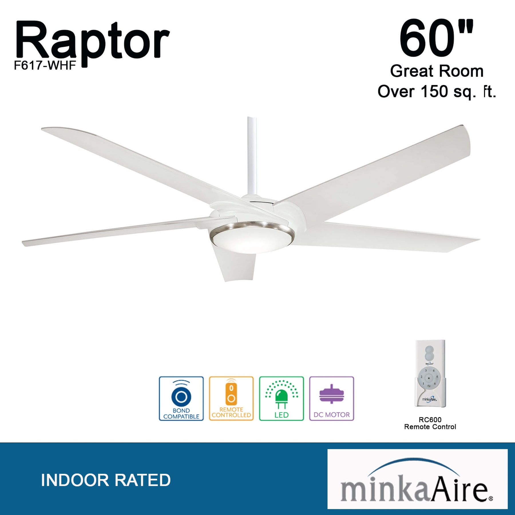 Minka Aire F617L-WHF Ceiling-Fans - View #2