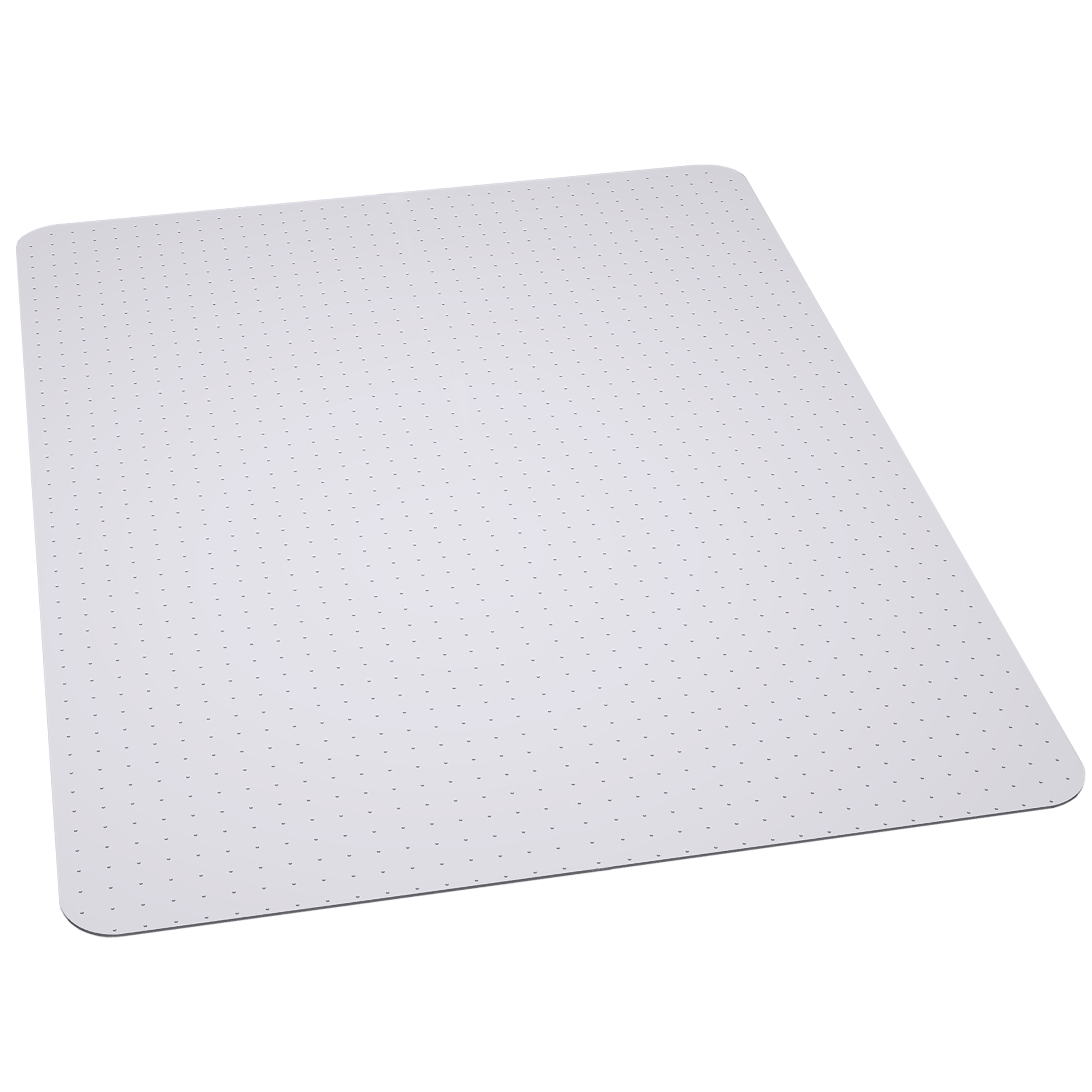 Flash Furniture 4-ft x 4-ft Clear Rectangular Indoor Chair Mat in the Mats  department at