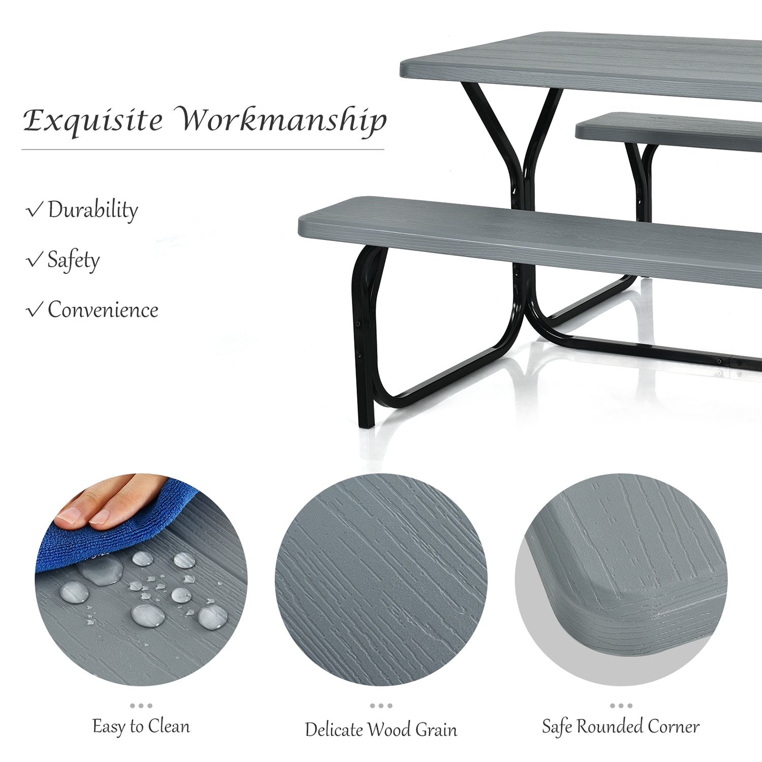 Forclover HYFC-PSB890 Picnic-Tables - View #6