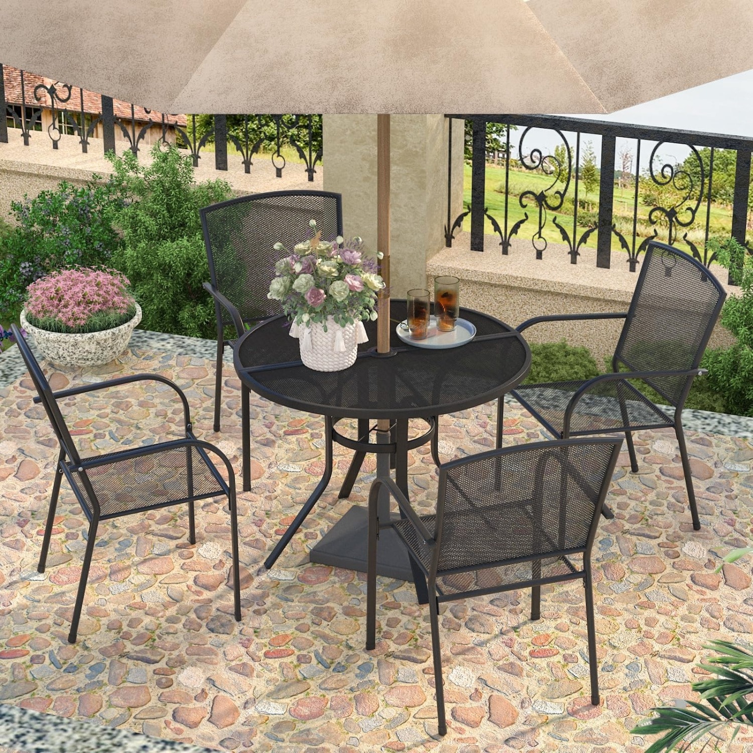 AECOJOY 19034GR-LS01 Patio-Dining-Sets - View #8
