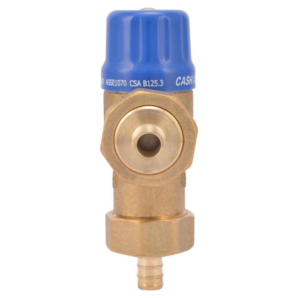 Cash Acme Brass Thermostatic Mixing Valve with Barb Connections
