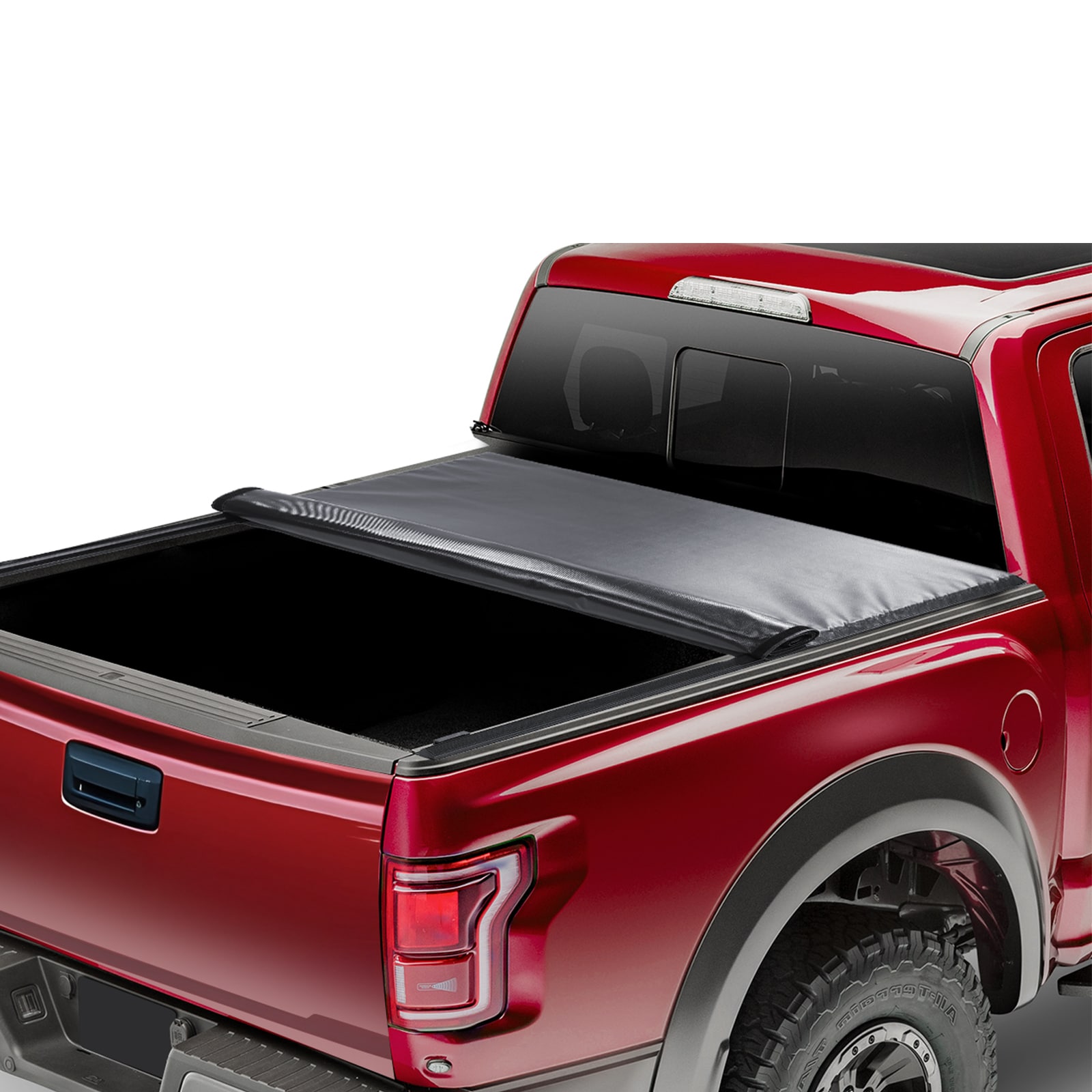 VEVOR JQSKCHBXGJQSZJ02MV0 Truck Bed Cover, Roll Up Truck Bed Tonneau Cover, Compatible with 2019-2024 Chevy Silverado GMC Sierra 1500 (NOT FIT 19-24 Classic) Bed, for 5.8 x 5.3 ft Bed, Soft PVC, Roll Up Tonneau Cover