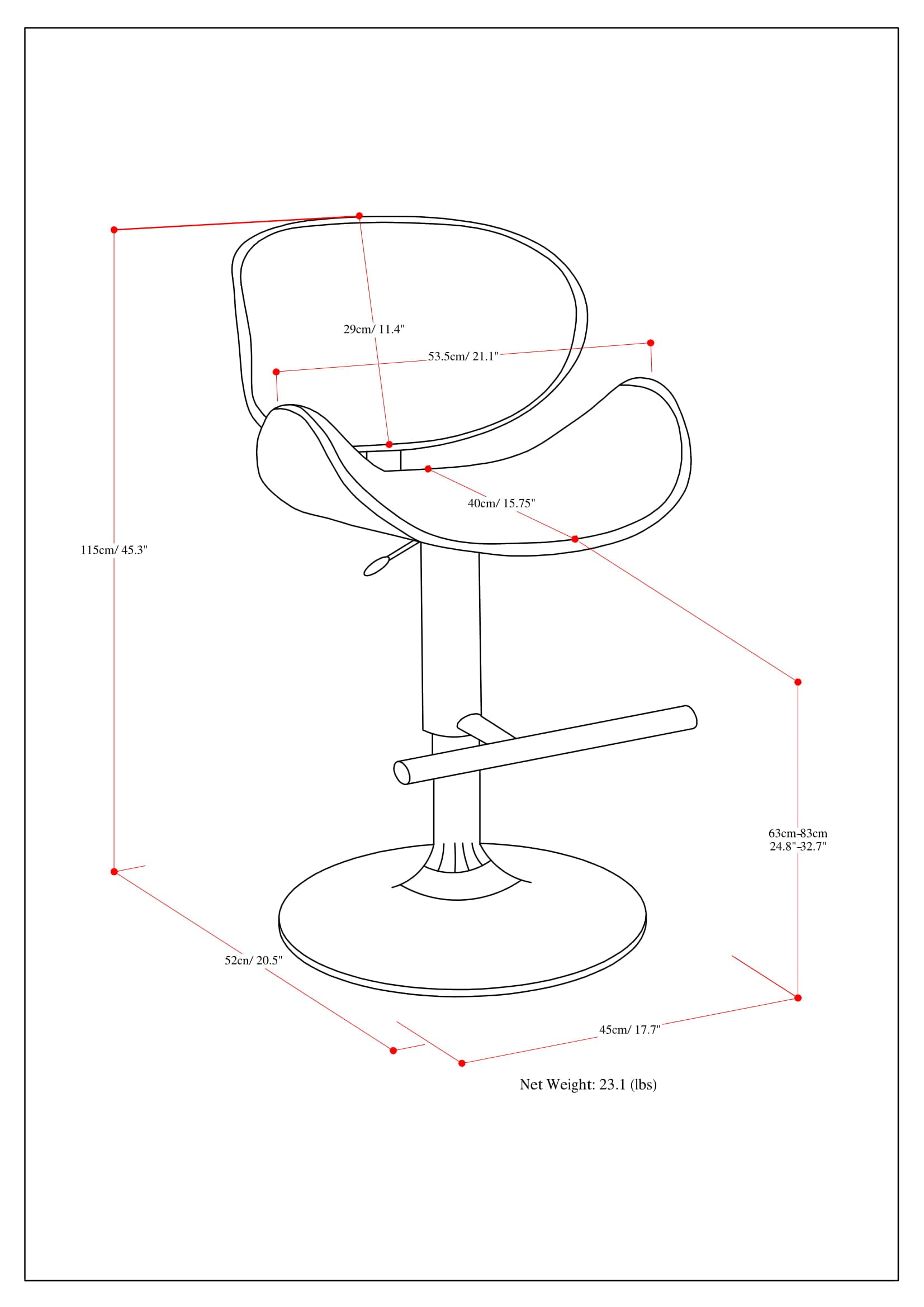 Simpli Home AXCMARN-STG stools - View #9