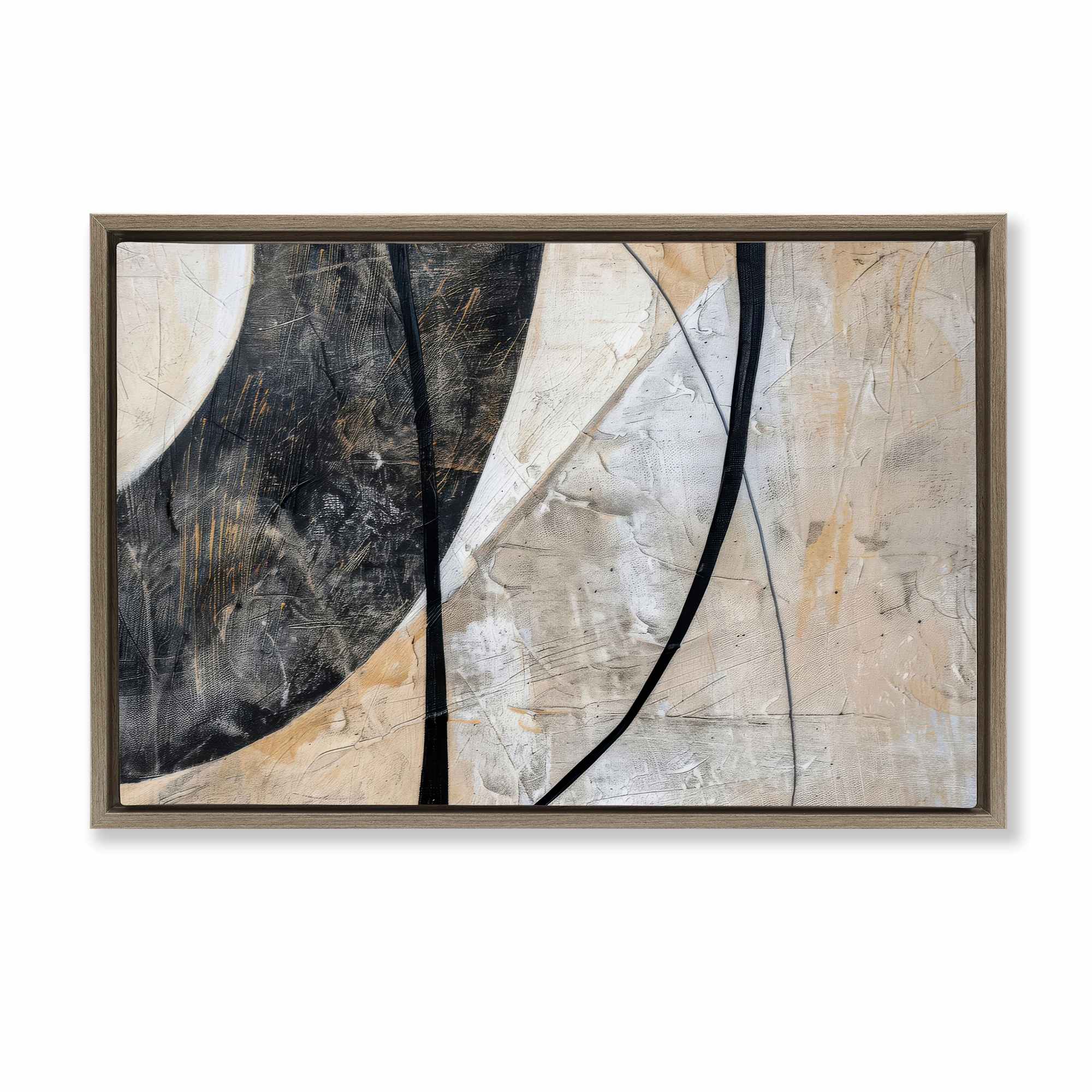 Stupell Industries BT-862-FFE-20X30 Arched Urban Abstract Floating Frame design by LSR Creative Studio
