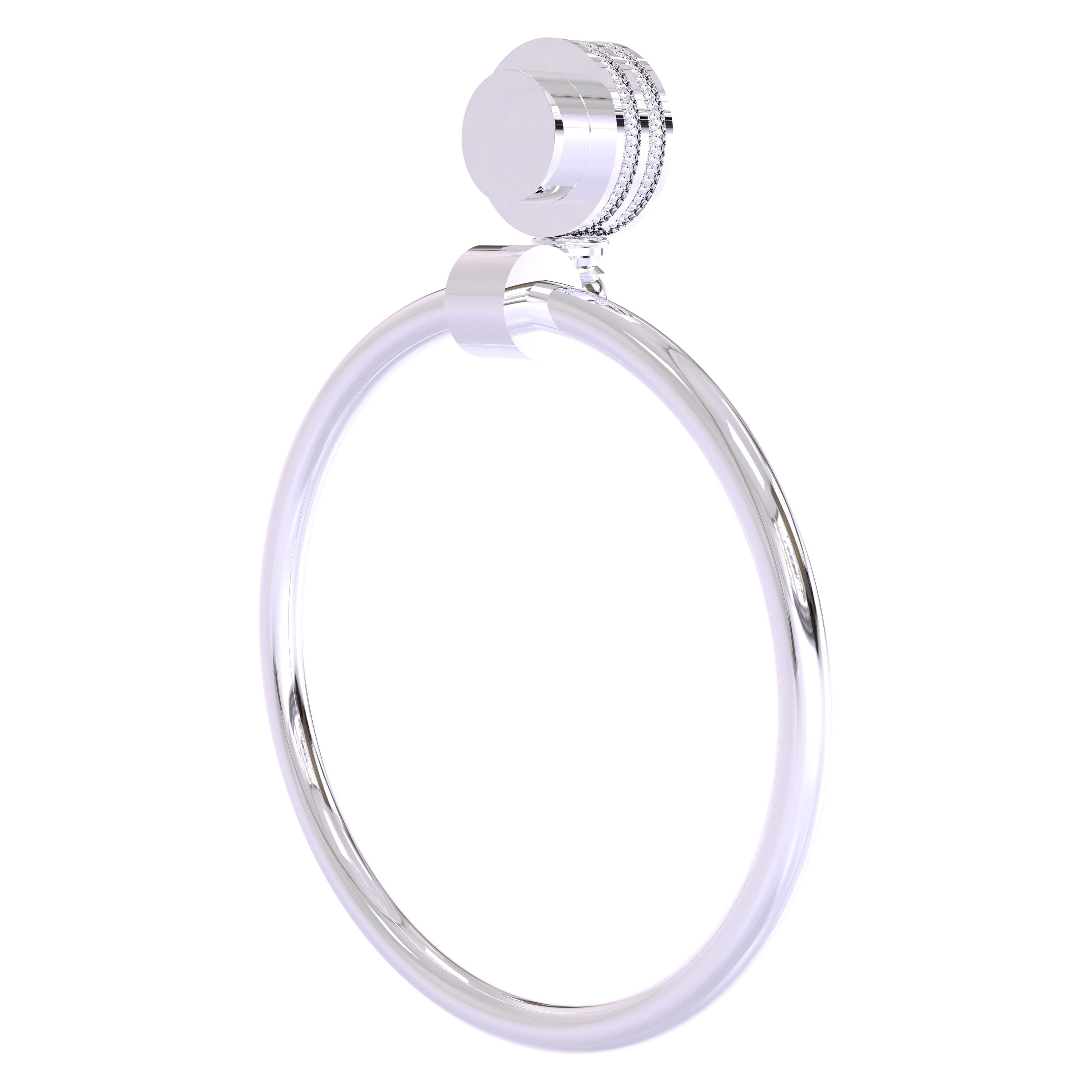 Allied Brass 416D-PC Venus Polished Chrome Wall mount Single Towel Ring
