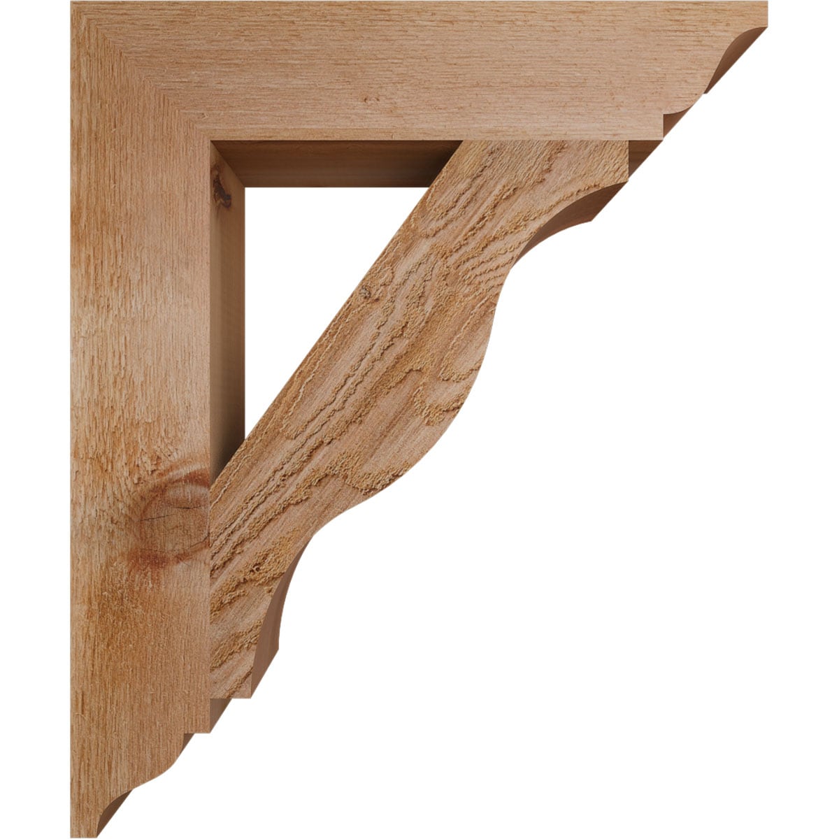 Ekena Millwork BKT04X20X24FST01RWR Exterior-Brackets-Braces - View #3