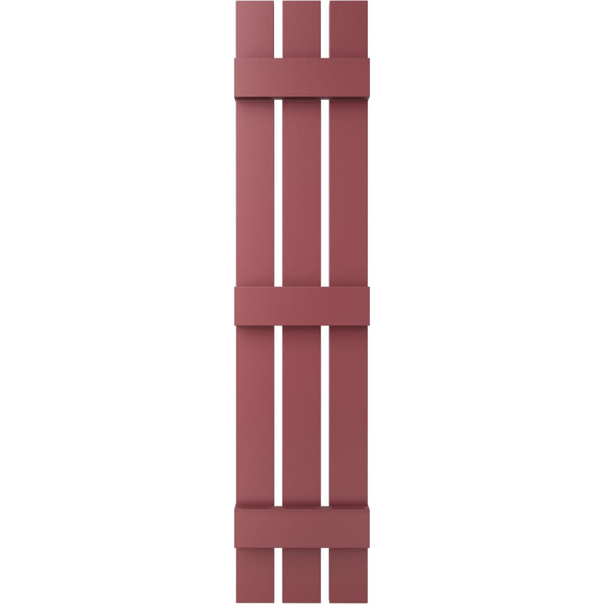 Ekena Millwork LS3C12X06800WN 12-in W x 68-in H Wineberry Board and batten Spaced Exterior Shutters ( 2 -Pack )