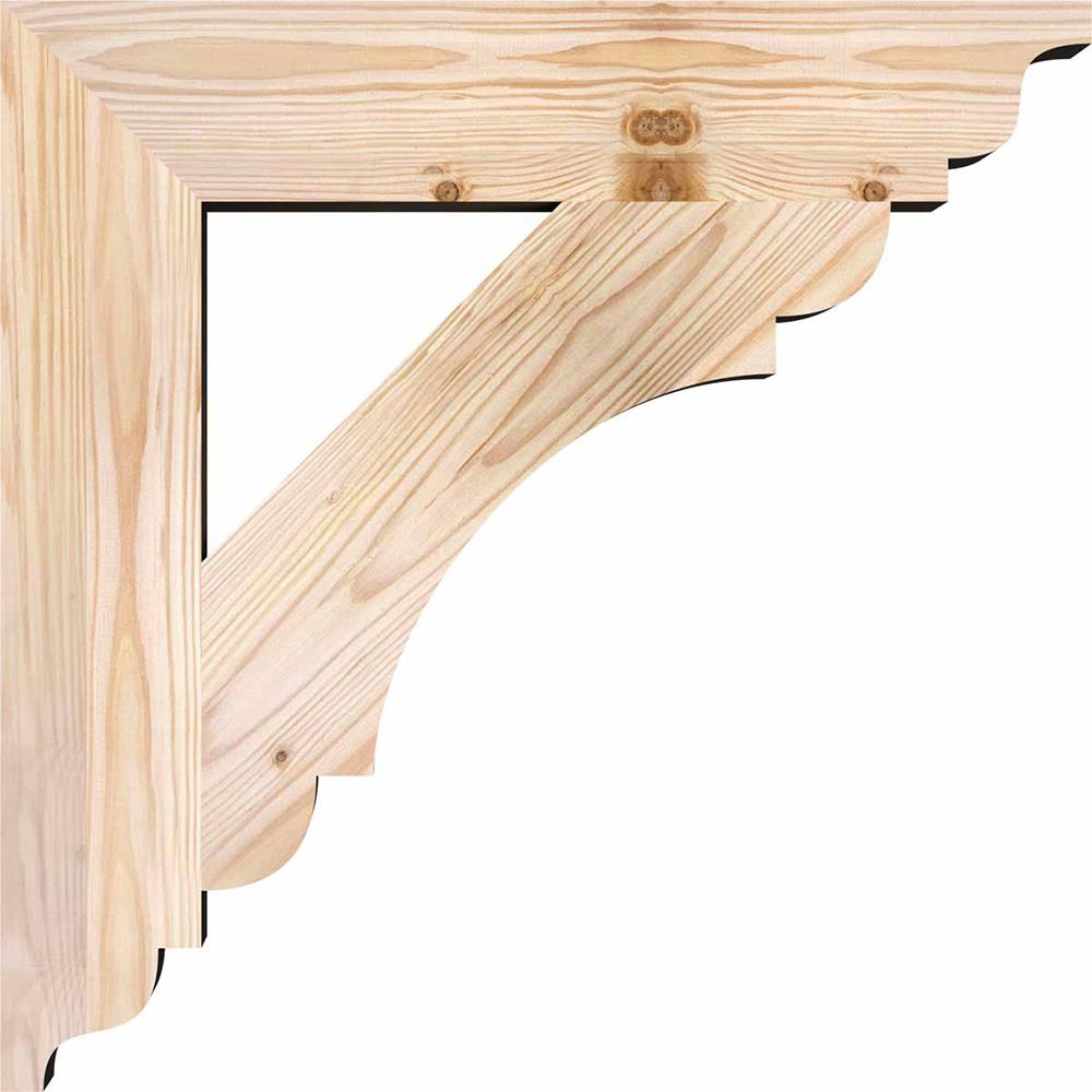 Ekena Millwork BKT04X20X20OLY01SDF Exterior-Brackets-Braces - View #3