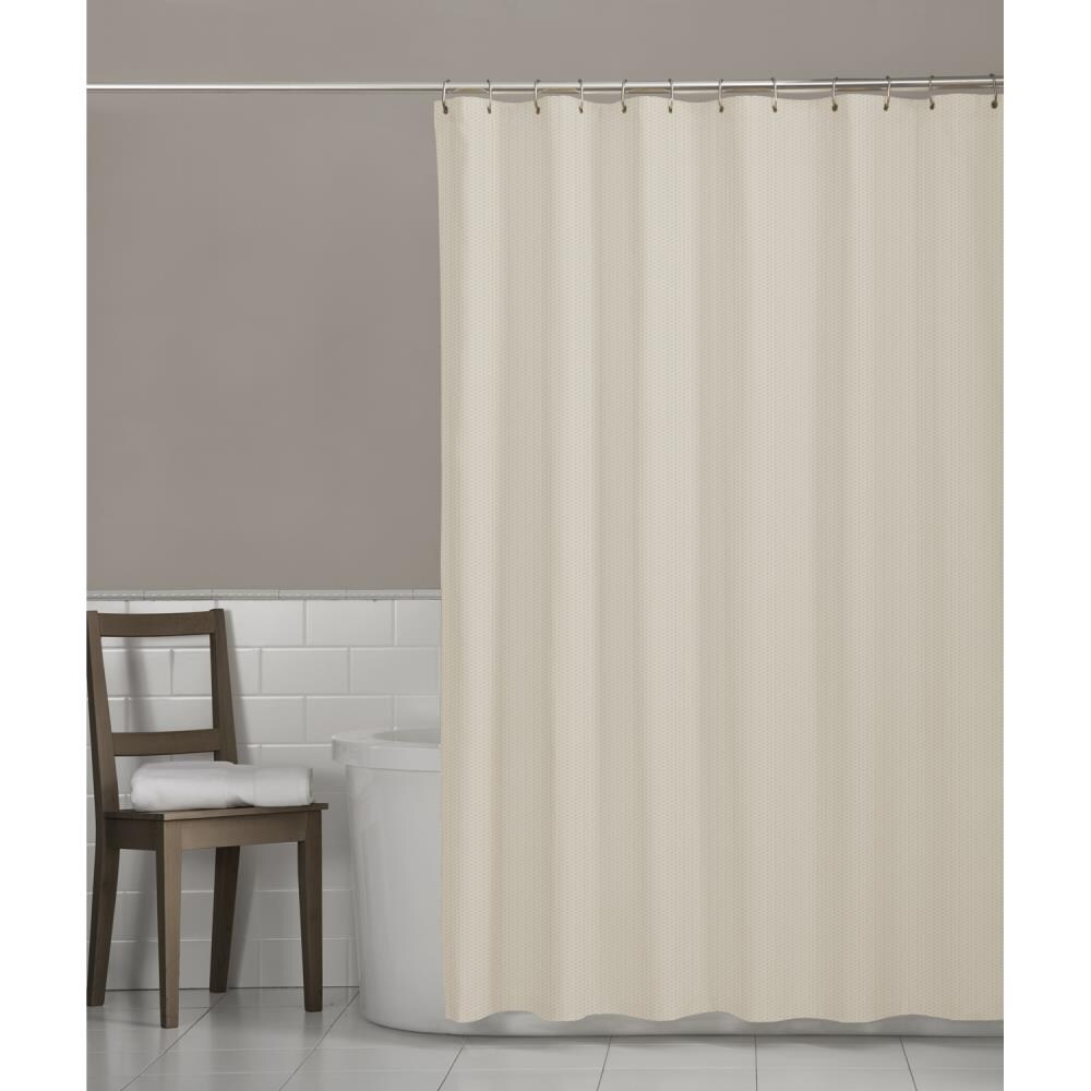  72618 PUTT 70-in L Putty Solid Polyester Shower Liner