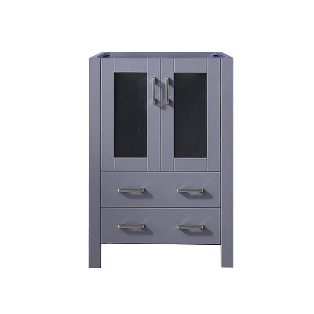 Lexora LV341824SB00000 Volez 24-in Dark Grey Bathroom Vanity Base Cabinet without Top
