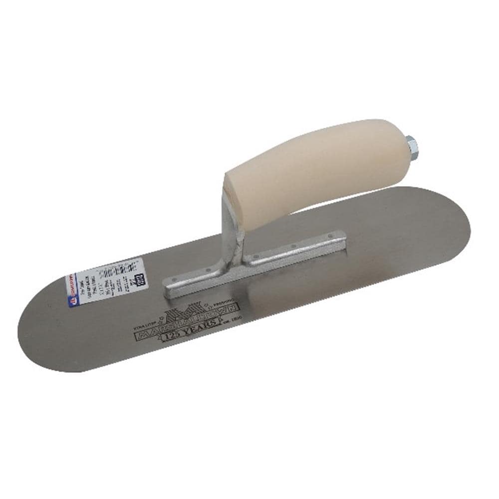 Marshalltown 13164 Concrete 8 X 3 Pool Trowel-Wood Handle –