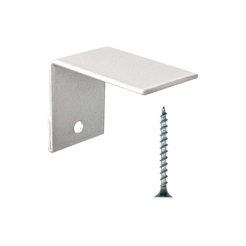 Baseboarders WB001-WHT Premium 1-in Hydronic Slip-on Baseboard Heater Wall bracket