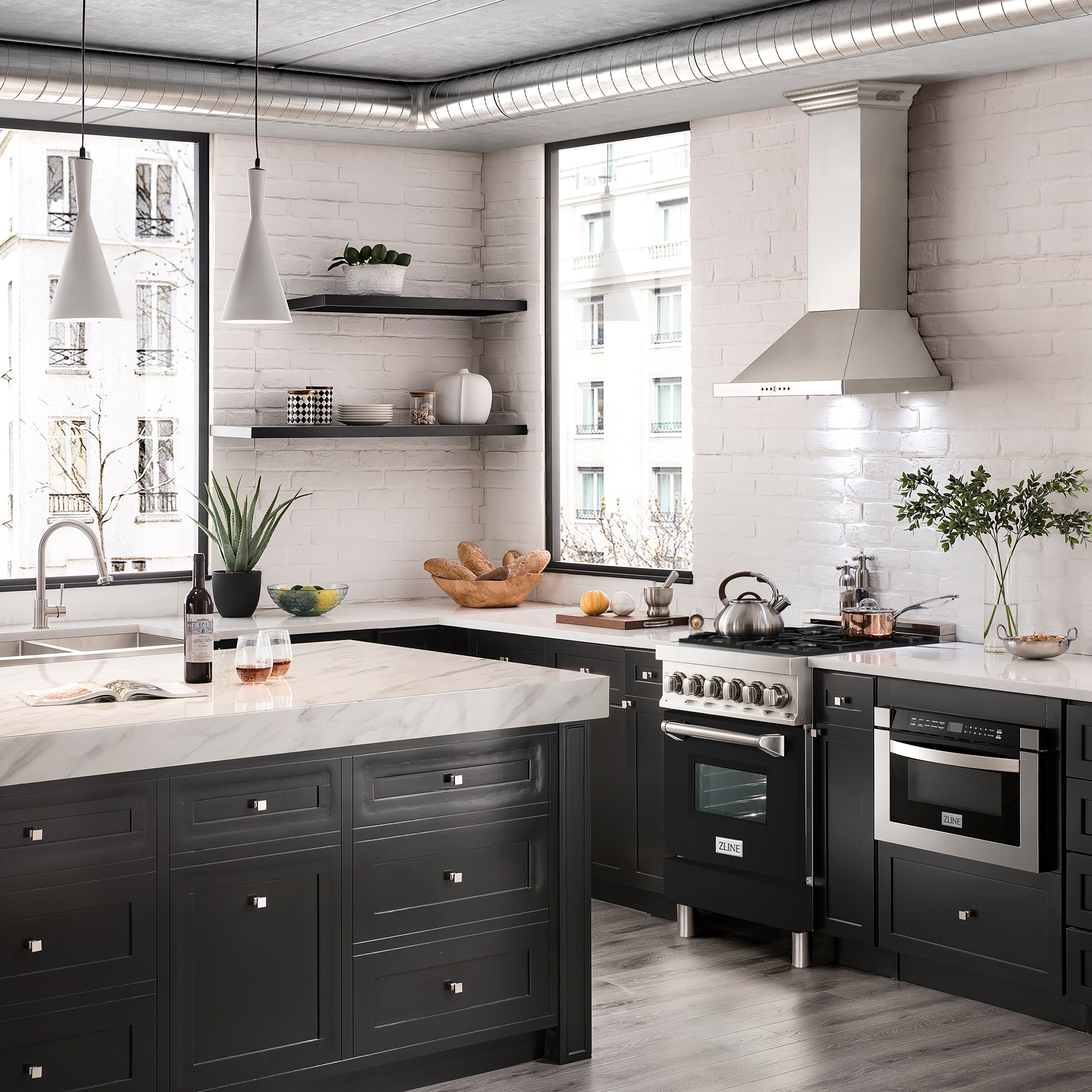 ZLINE KITCHEN & BATH RA-BLM-24 Dual-Fuel-Ranges - View #2