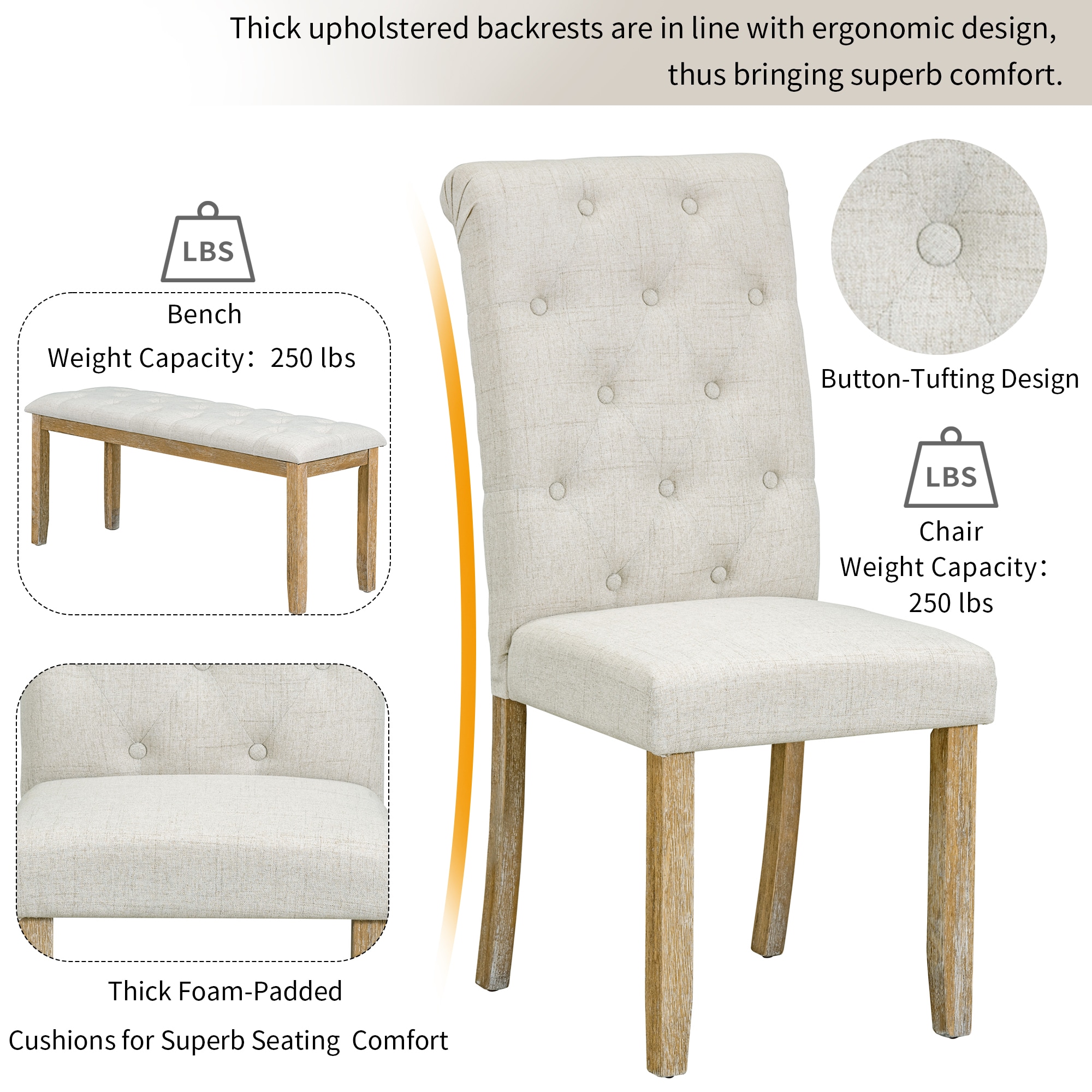 JANSNO DKSELL021 Dining-Sets - View #6