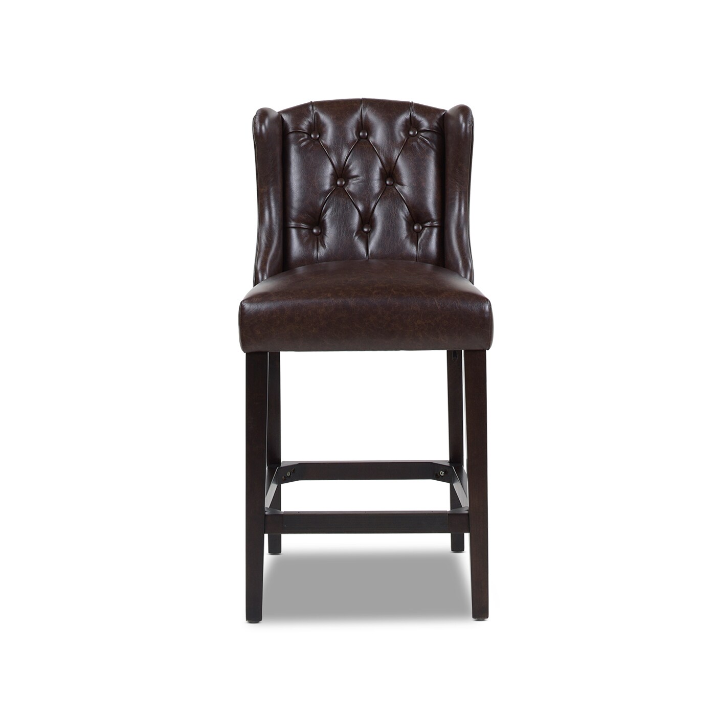 leather tufted bar stools