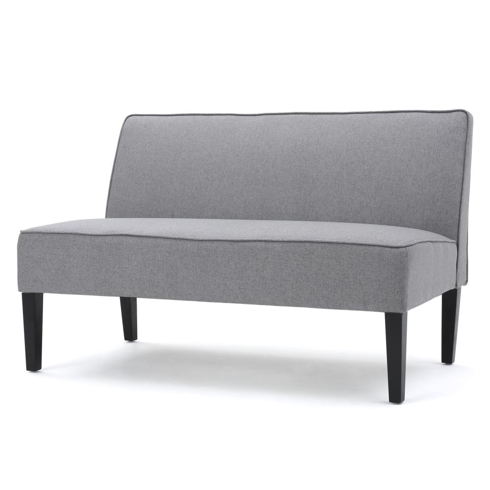 Best Selling Home Decor 299846 Deon 50.00-in Modern Gray and matte black 2 -seater Loveseat