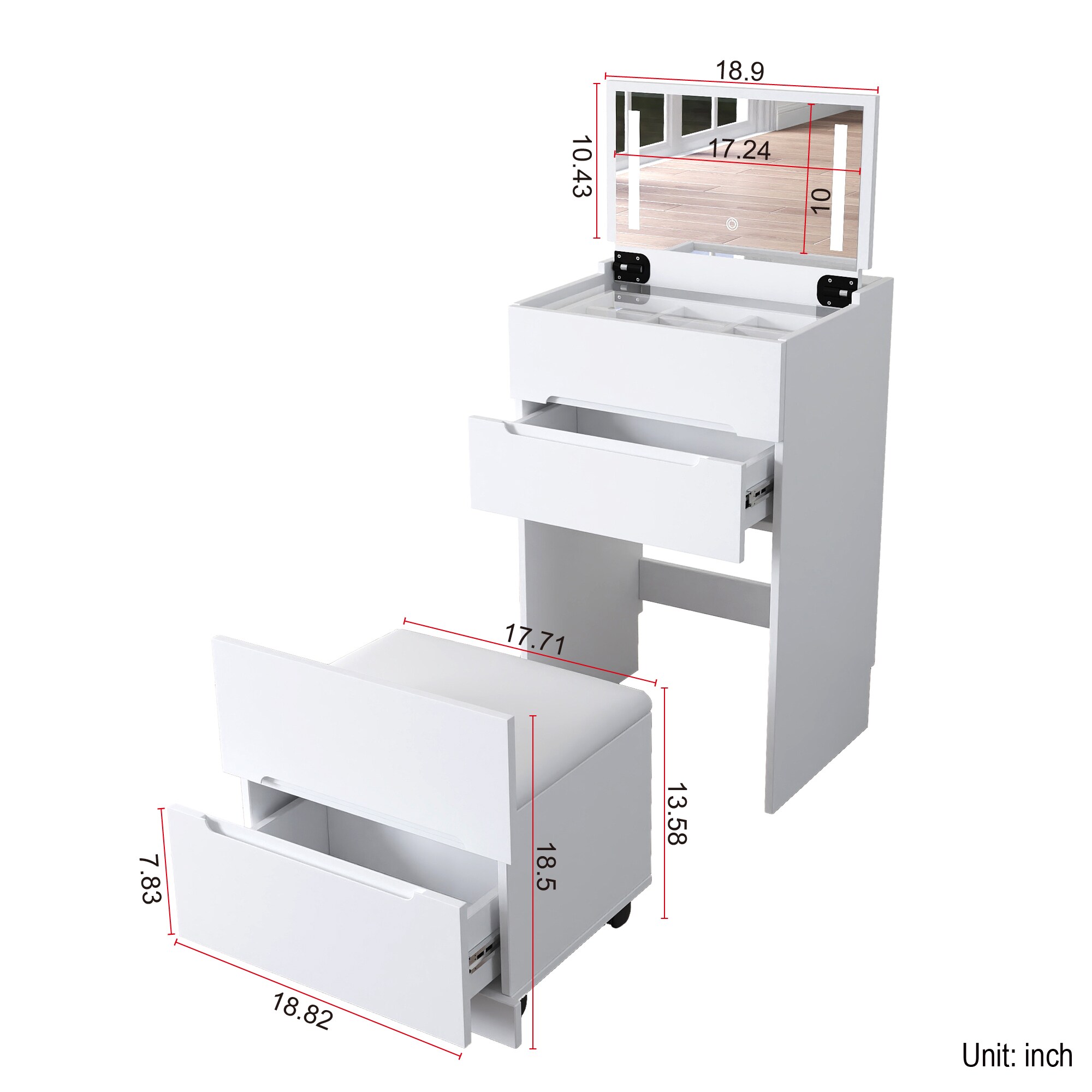 Tatayosi RY-1P265782 Bedroom-Vanities - View #18