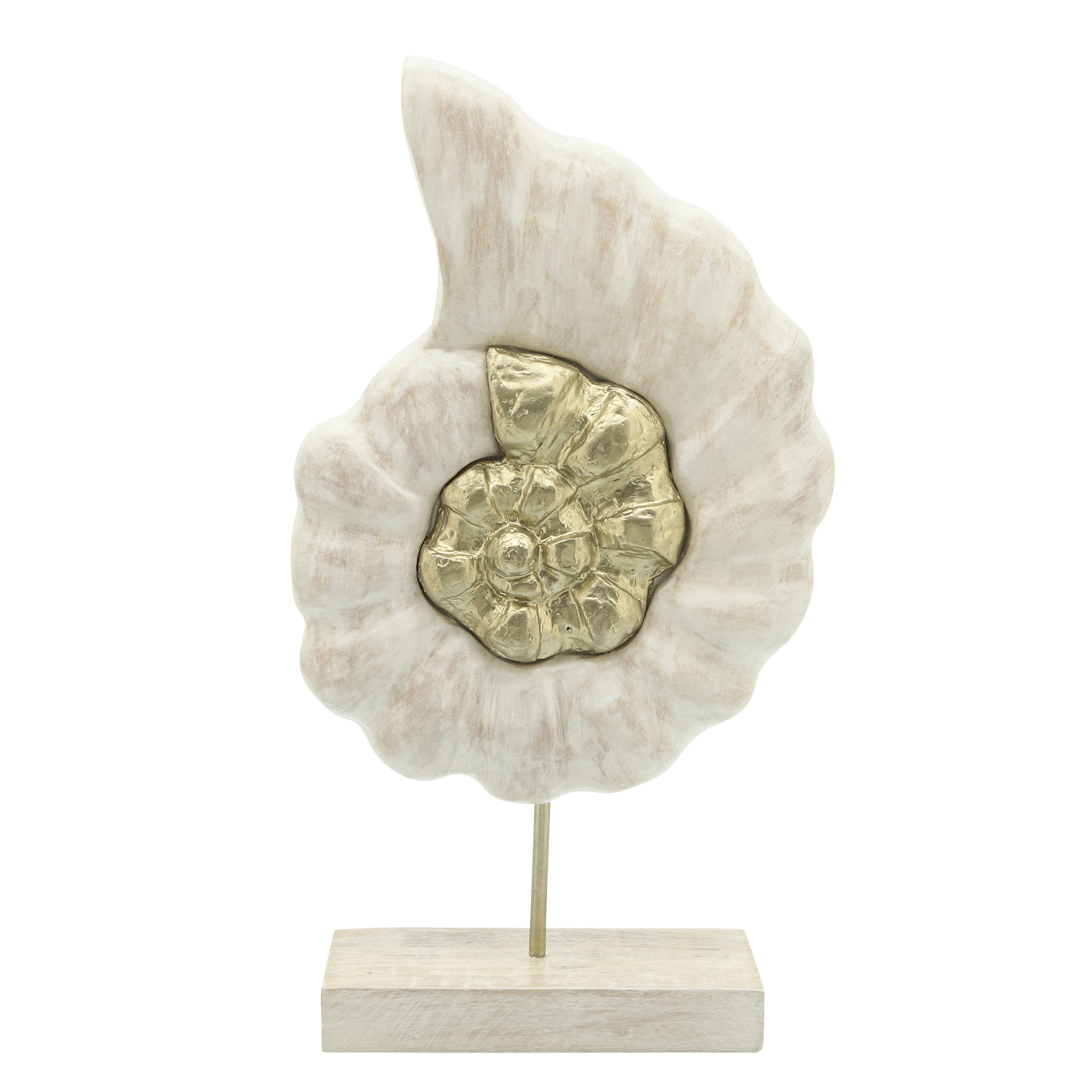 Sagebrook Home 15171 White Metal Modern Sculpture