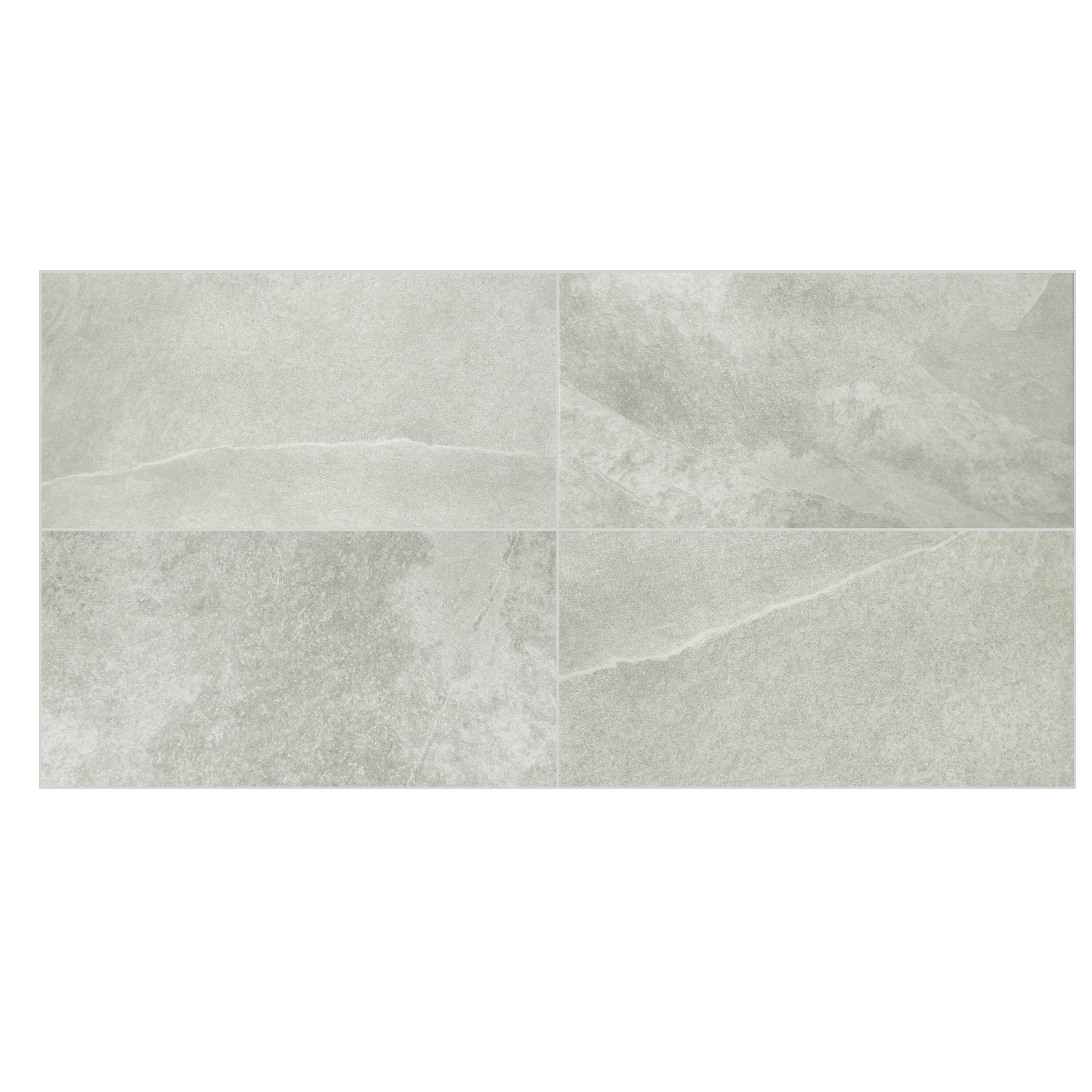 Dove Grey 12-in x 24-in Glazed Porcelain Floor and Wall Tile (1.92-sq. ft/ Piece) | - GBI Tile & Stone Inc. 2240496