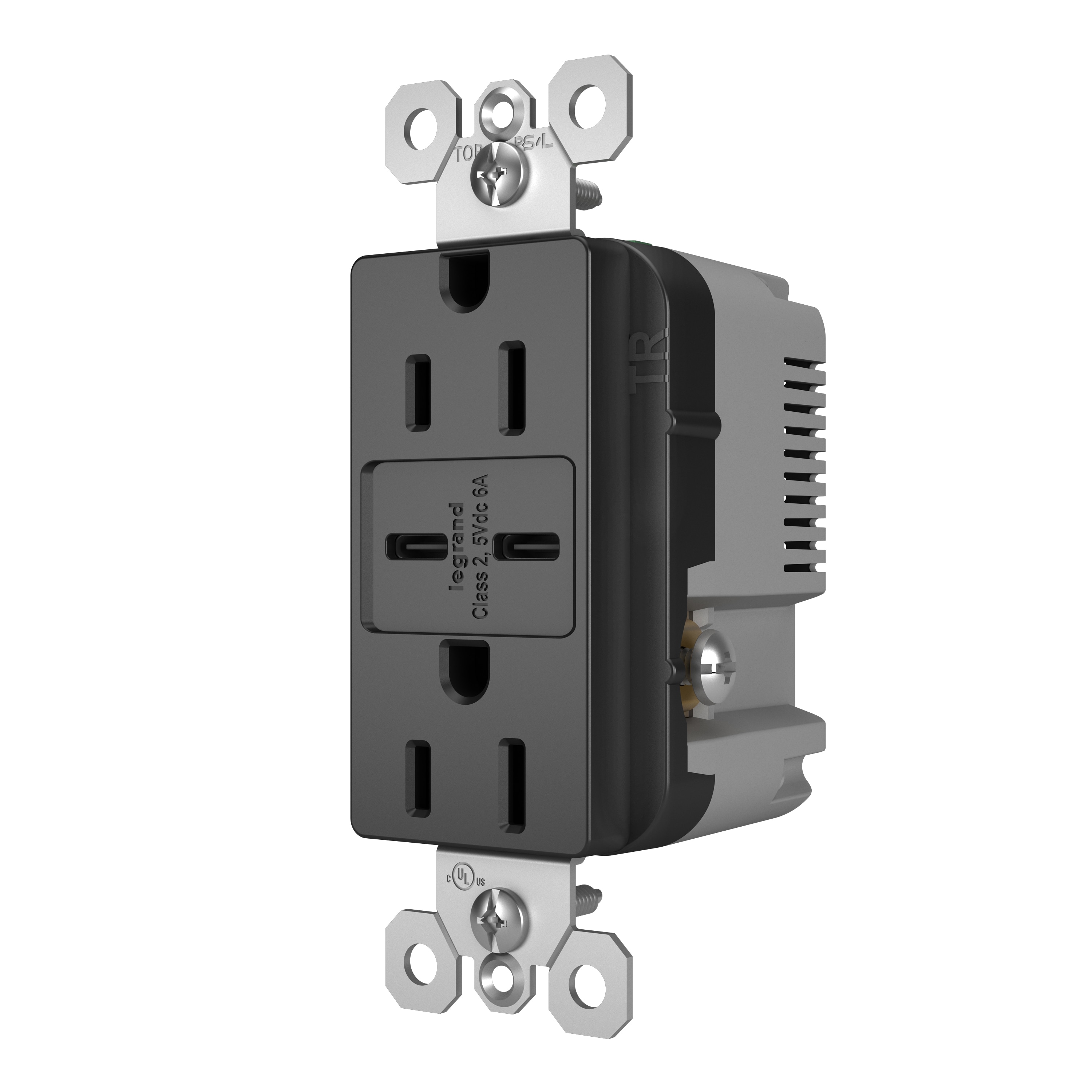 Legrand R26USBCC6BKCCV4 receptacles - View #2