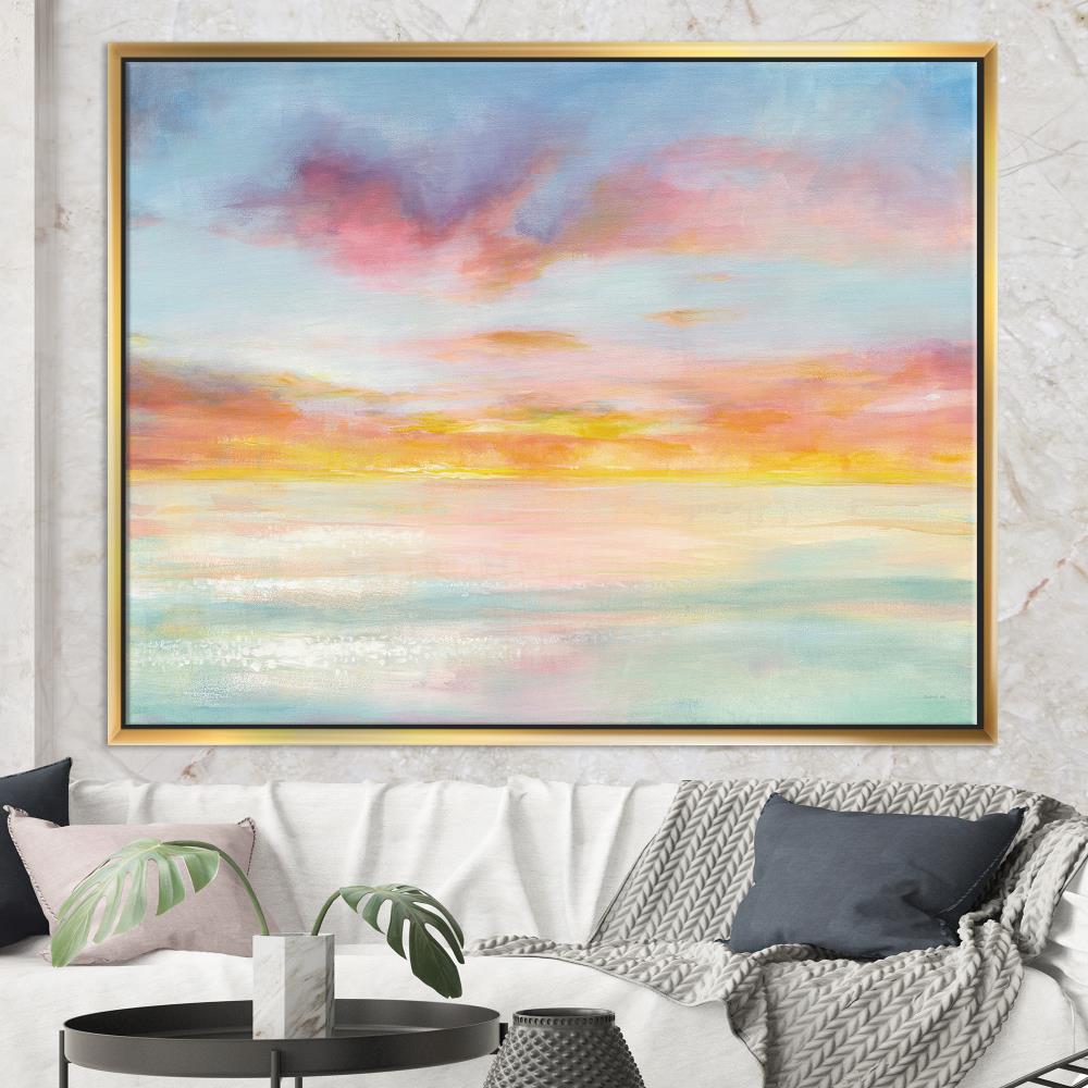 Designart FL30115-46-36-GD Wall-Art - View #2