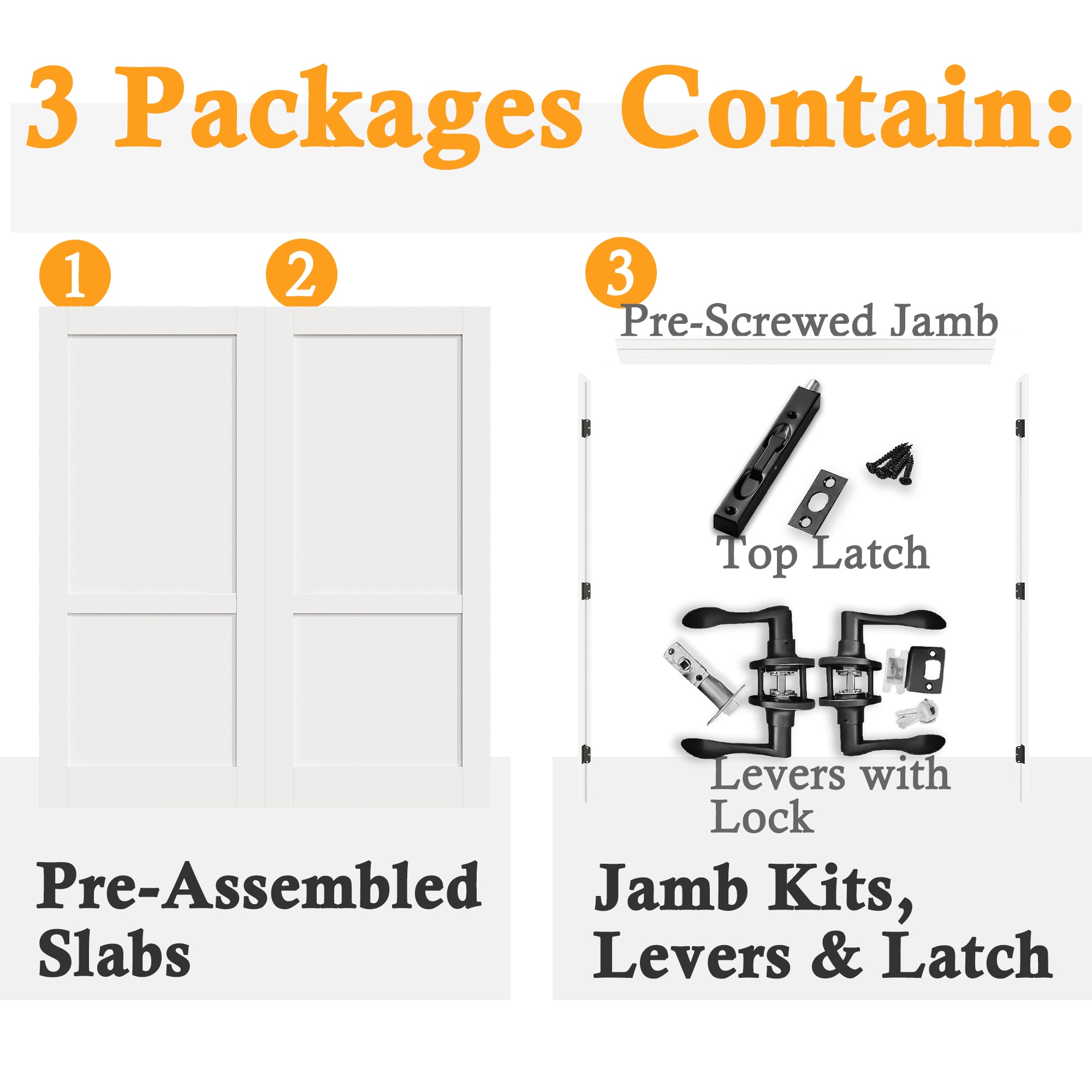AINLARRY FS-1/2CG-BC-48 French-Doors - View #4