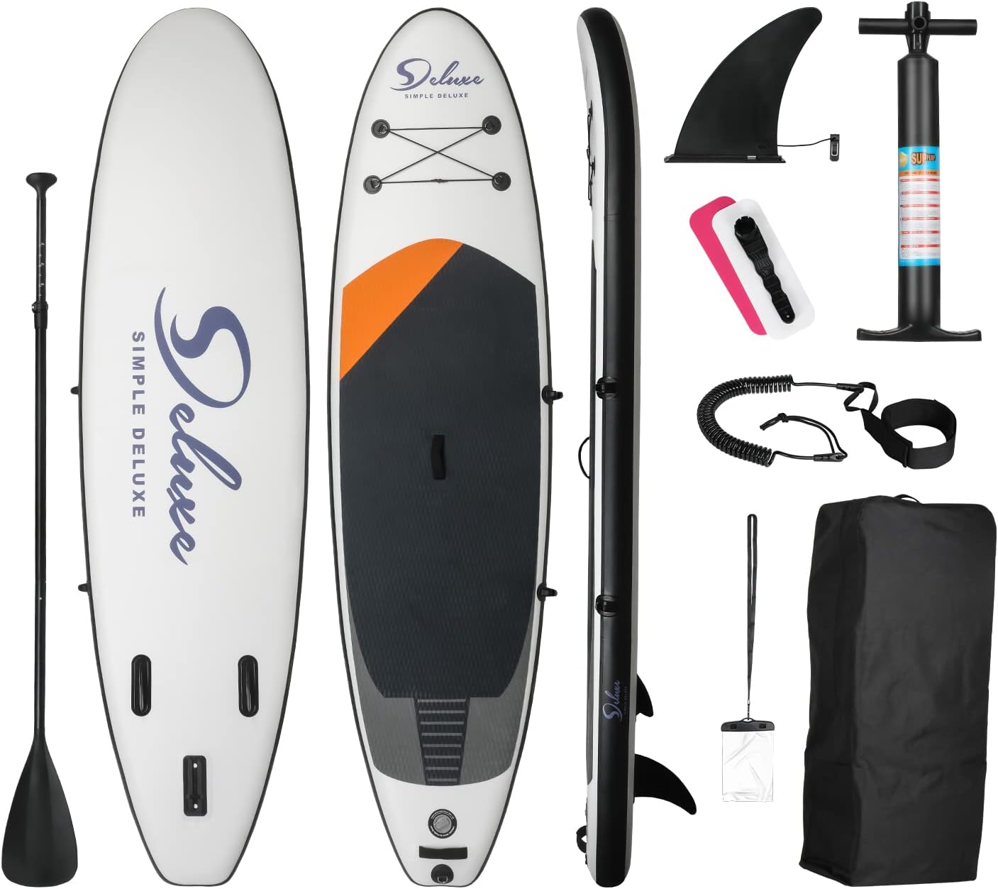 Siavonce HM-ZX-GFC038 Inflatable Stand Up Paddle Board 10-ft Inflatable Stand Up Paddle Board