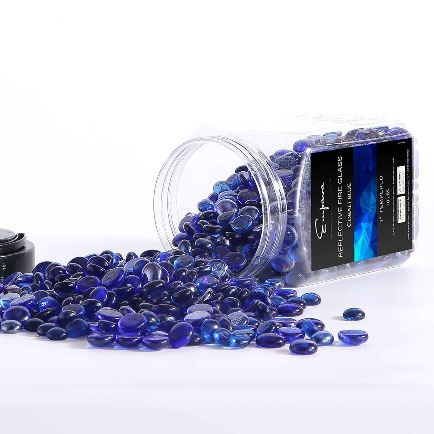 lowes blue fire glass