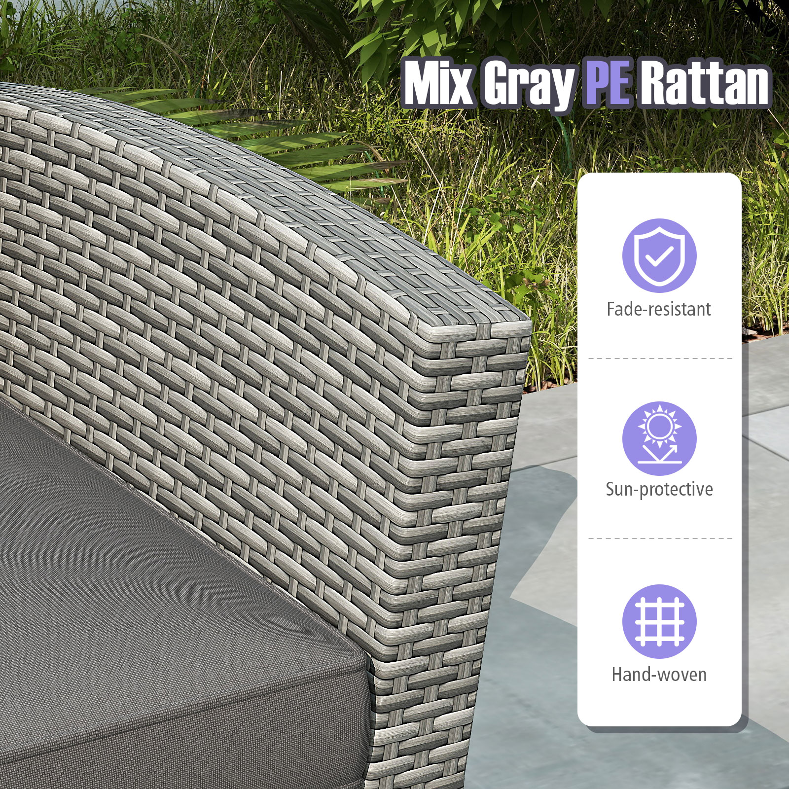 Slickblue D-CO-+RGA14876WH Patio-Conversation-Sets - View #4