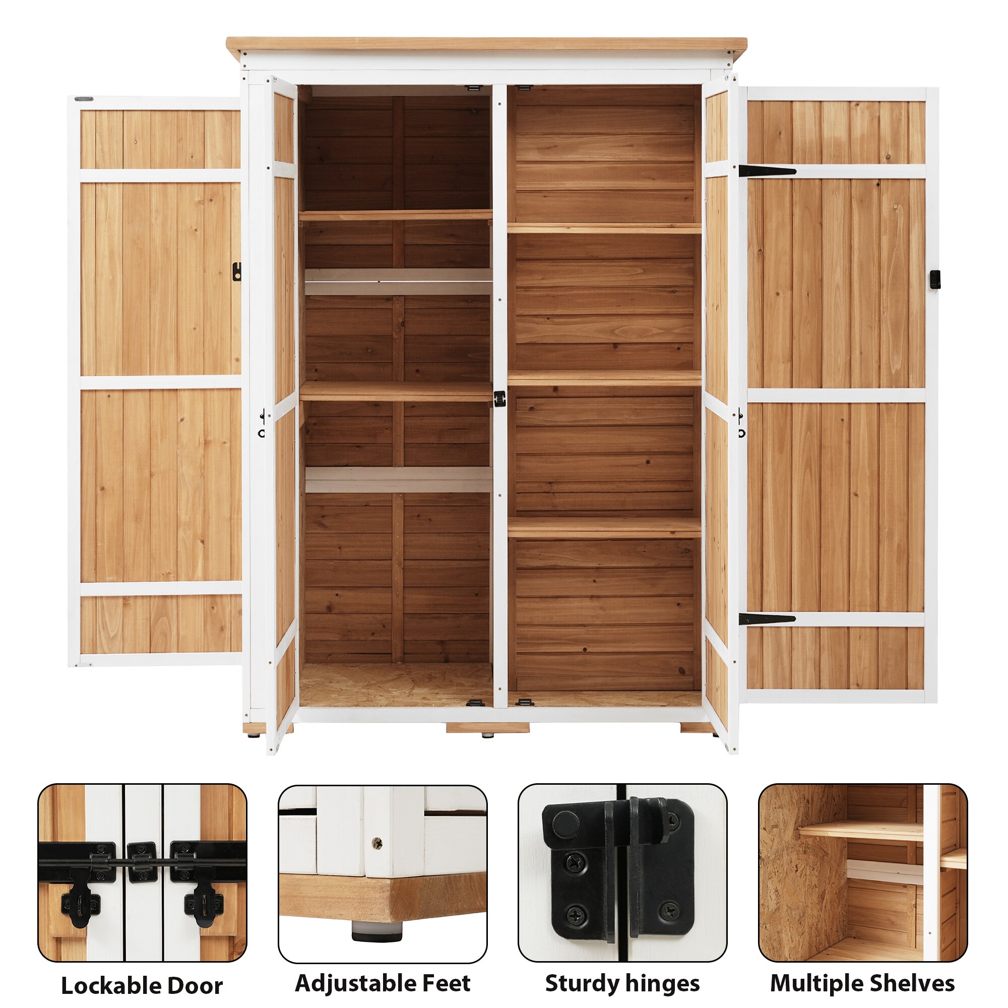LOVMOR SF-H-SP100016AAL Wood-Storage-Buildings - View #4