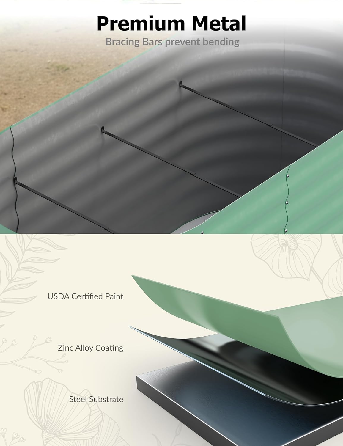 Qeetex MING-PHO-4NXQ Raised-Garden-Beds - View #2