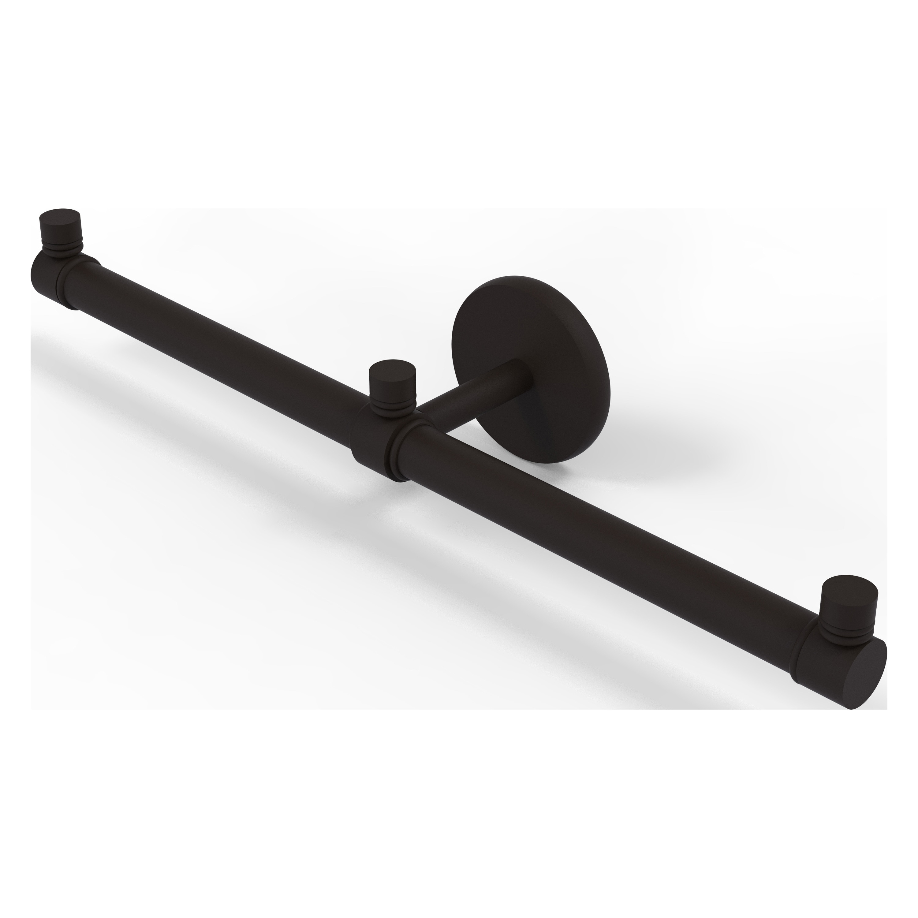 Allied Brass P1000-HTB-2-ORB Prestige Skyline 15-in double Oil Rubbed Bronze Wall mount Double Towel Bar