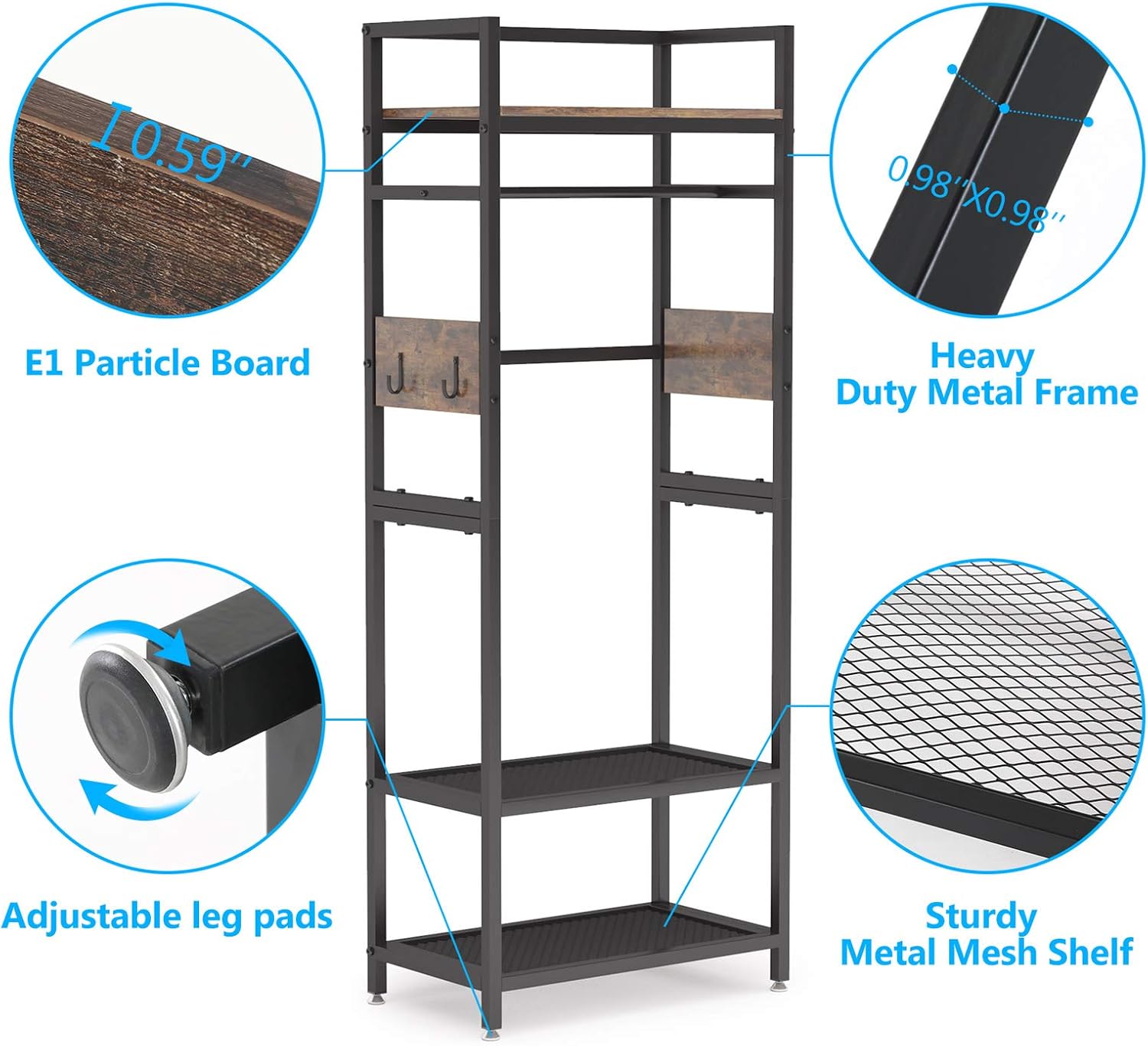 LITTLE TREE LWLT-C0357-CLL Garment-Racks - View #3