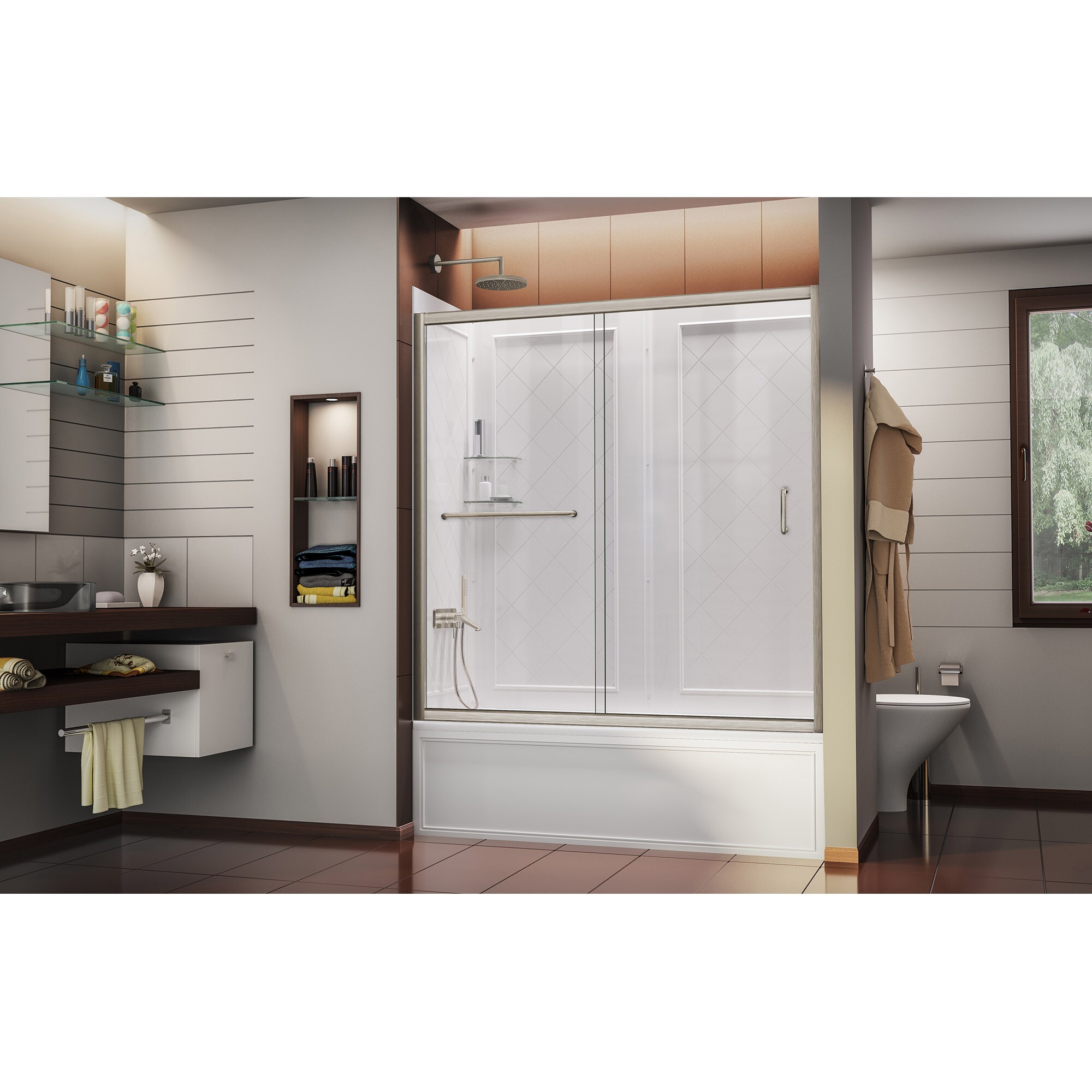 DreamLine DL-6992-04CL Bathtub-Wall-Surrounds - View #2