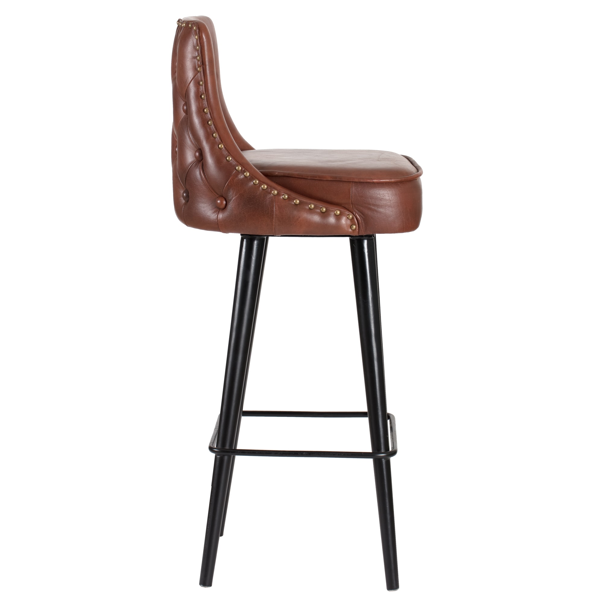 Genuine Leather Bar Stools At Com, Real Leather Bar Stools Swivel
