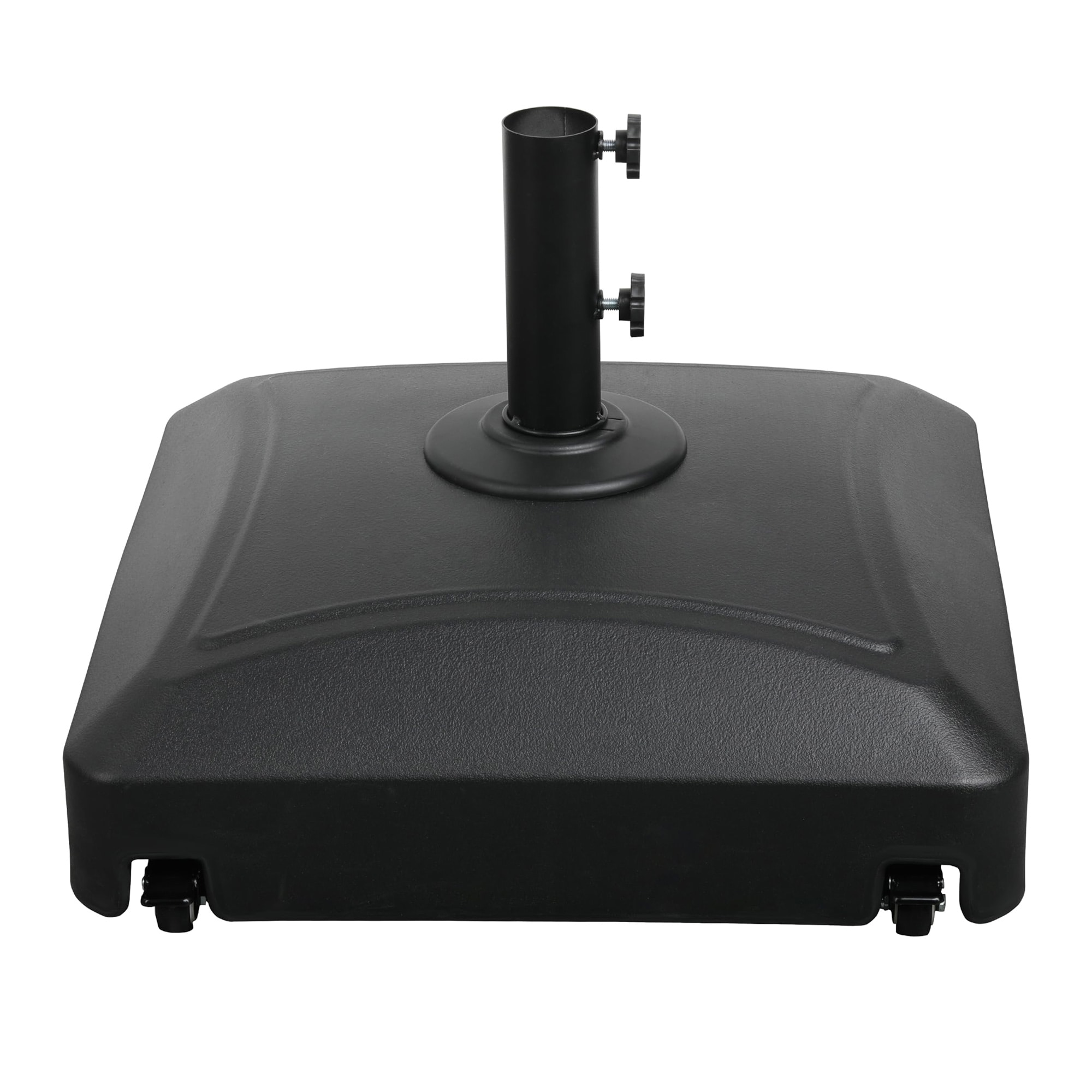 CASAINC CA-ORDLY060 Patio Umbrella Base with Wheels Black Patio Umbrella Base