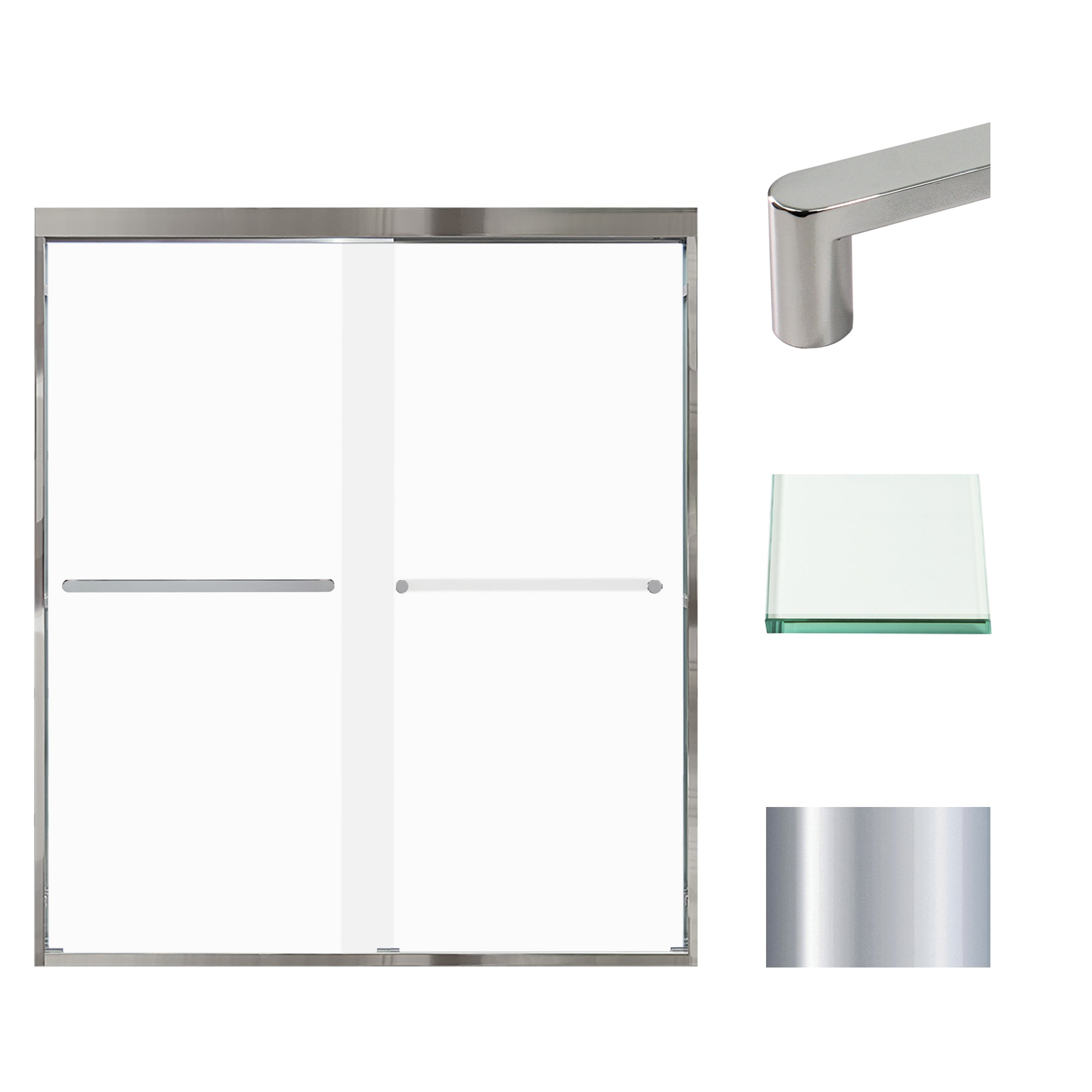 Transolid FBPT607008F-R-PC Shower-Doors - View #2