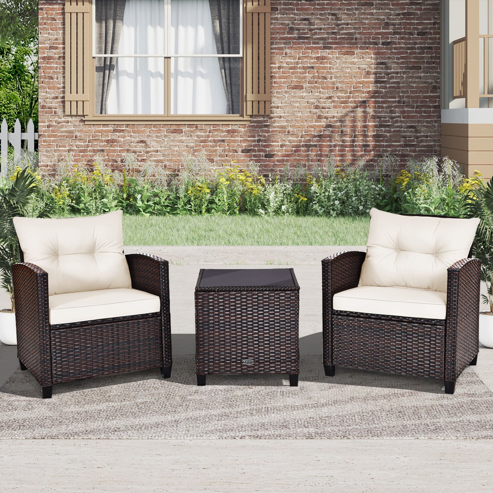 LIVIZA OUS68667WH Patio-Conversation-Sets - View #3
