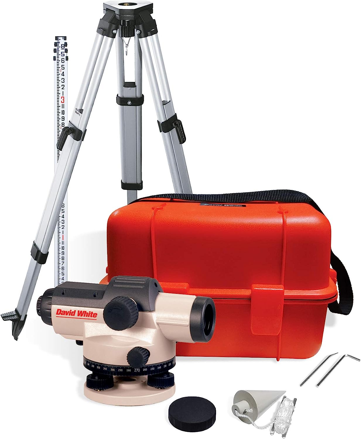 David White 340311-NC  AL8-26 26X Automatic Level Kit (Inches)
