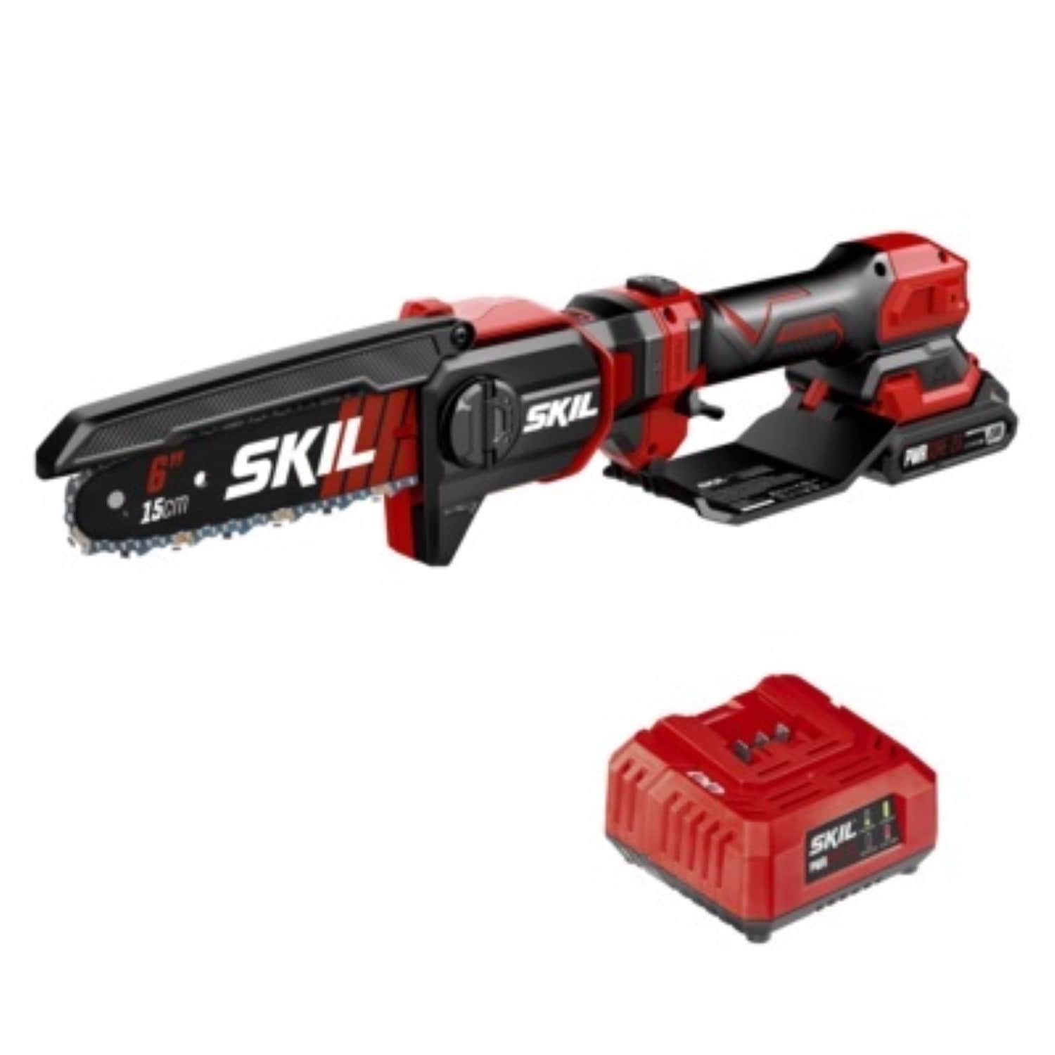 SKIL PR0601B-11 20-volt 6-in 40 -Amp 2 Ah Battery Pole Saw Battery Included , Charger Included